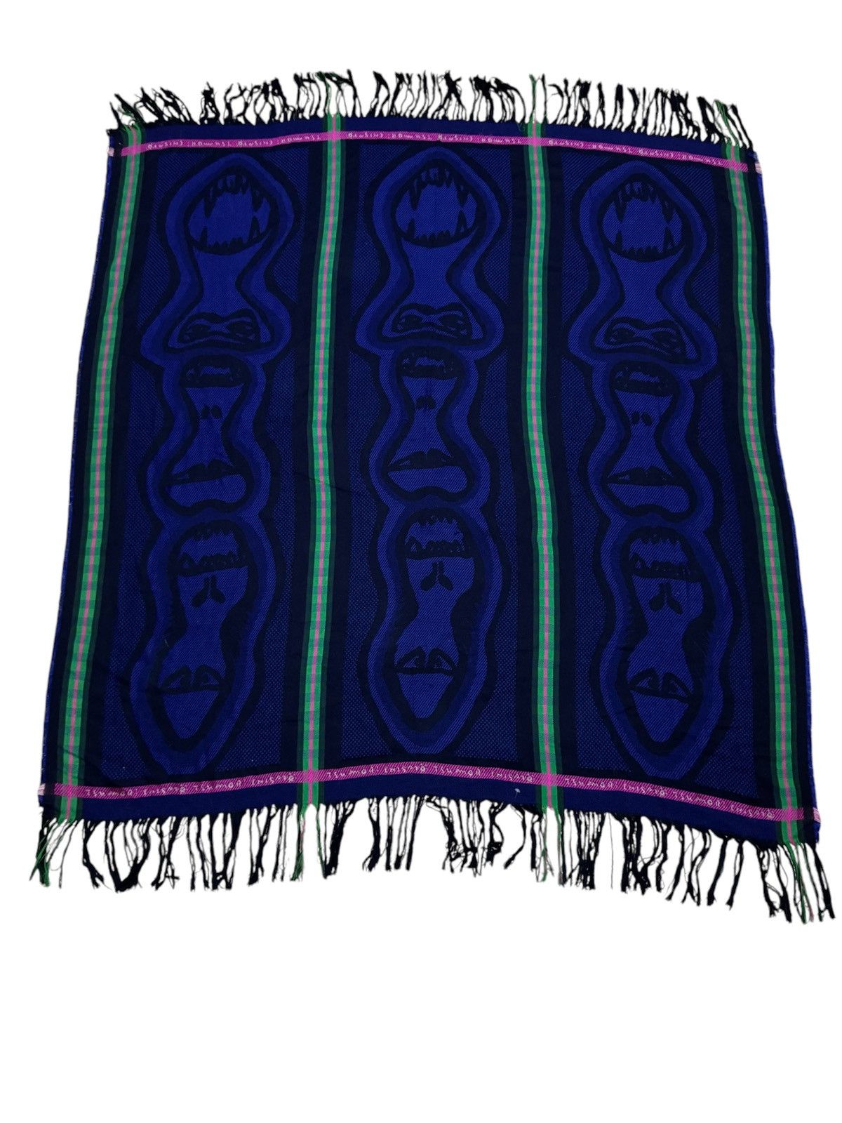 Issey Miyake × Tsumori Chisato OG Issey Miyake Designer Mohair Scarves/ Small Blanket Art Size ONE SIZE - 1 Thumbnail