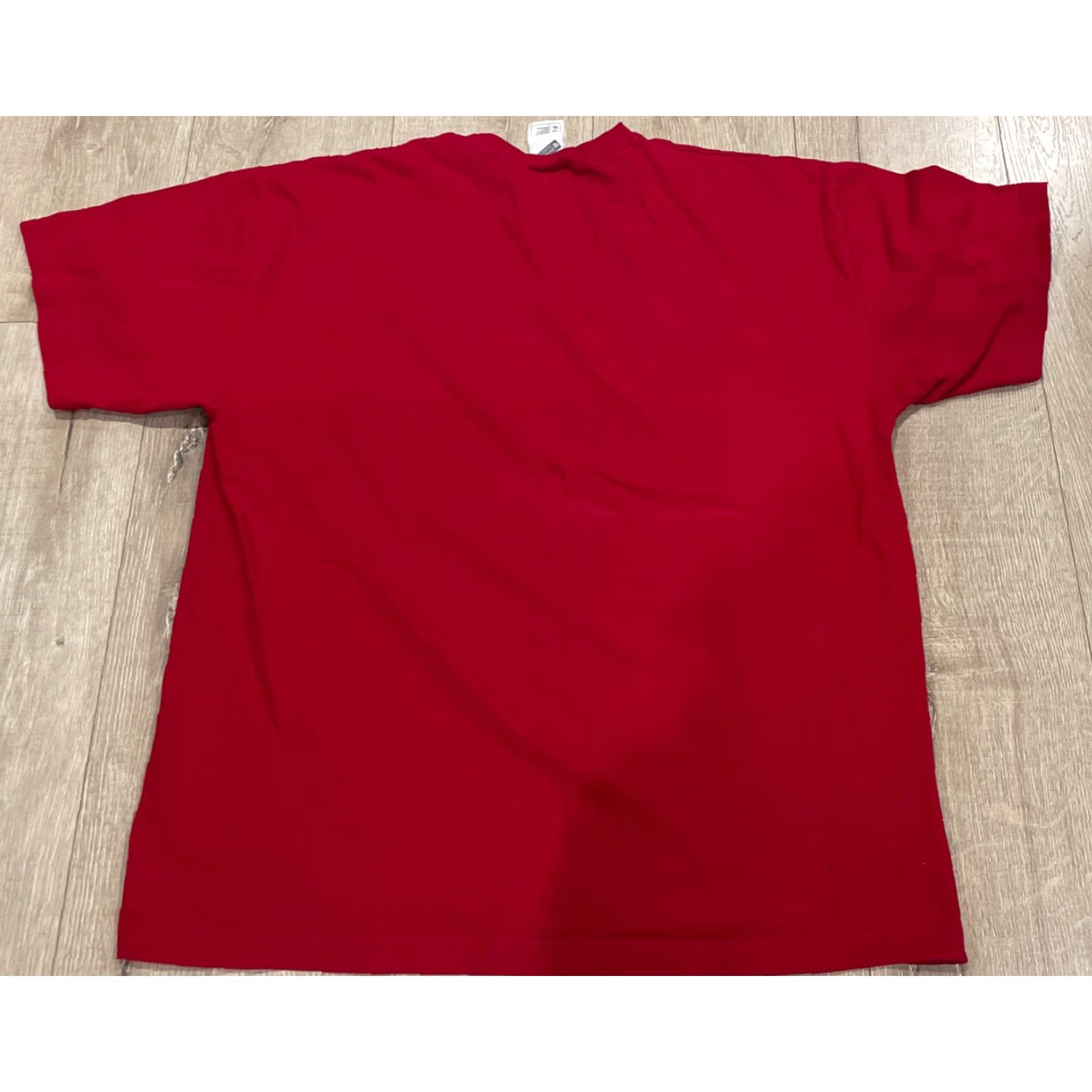 Vintage VINTAGE Warner Bros Wiley Coyote Up Your Alley Embroidered T-Shirt Mens XL Red 90s Strip 90s Theme Cowboys Mens XL Size US XL / EU 56 / 4 - 2 Thumbnail