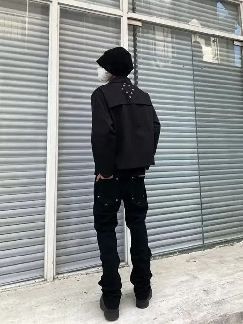 Jean multi function punk design skate fashion cargo pants Size US 34 / EU 50 - 2 Thumbnail