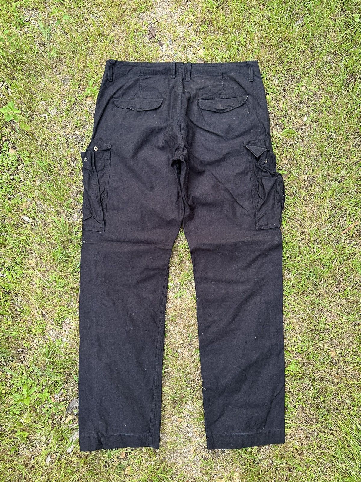 Hunter BACK NUMBER Japan Utility Tactical Big Pocket Cargo Pants Size US 34 / EU 50 - 9 Thumbnail