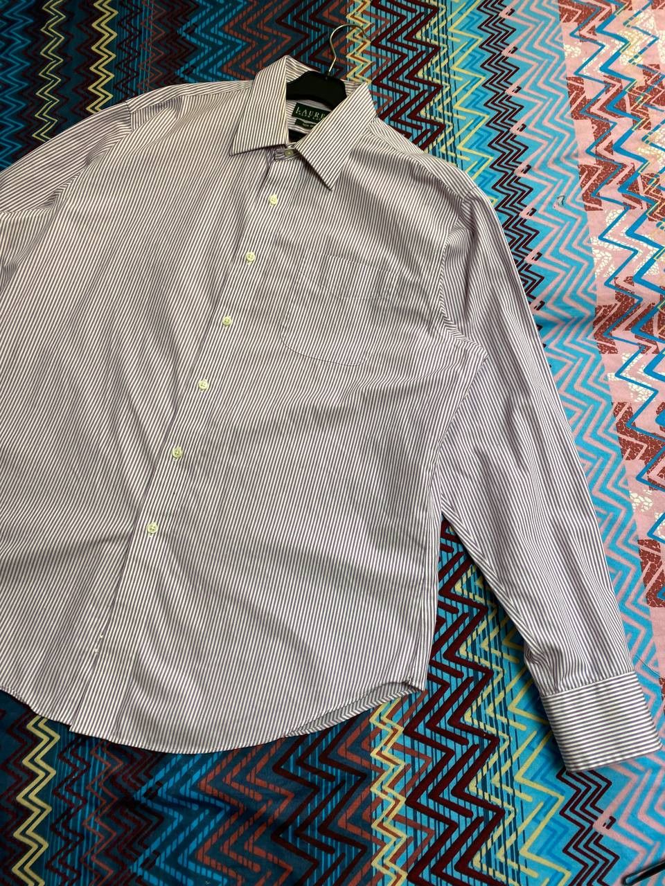 Lauren Ralph Lauren Vintage Y2K shirt Lauren Ralph Lauren striped streetwear Size L / US 10 / IT 46 - 6 Thumbnail