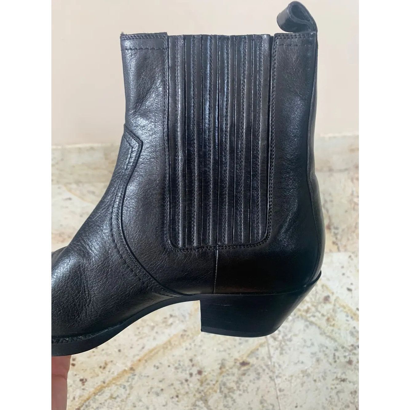 Saint Laurent Paris o1rshd1 Lukas 40 Boots in Black Size US 8 / EU 41 - 15 Thumbnail