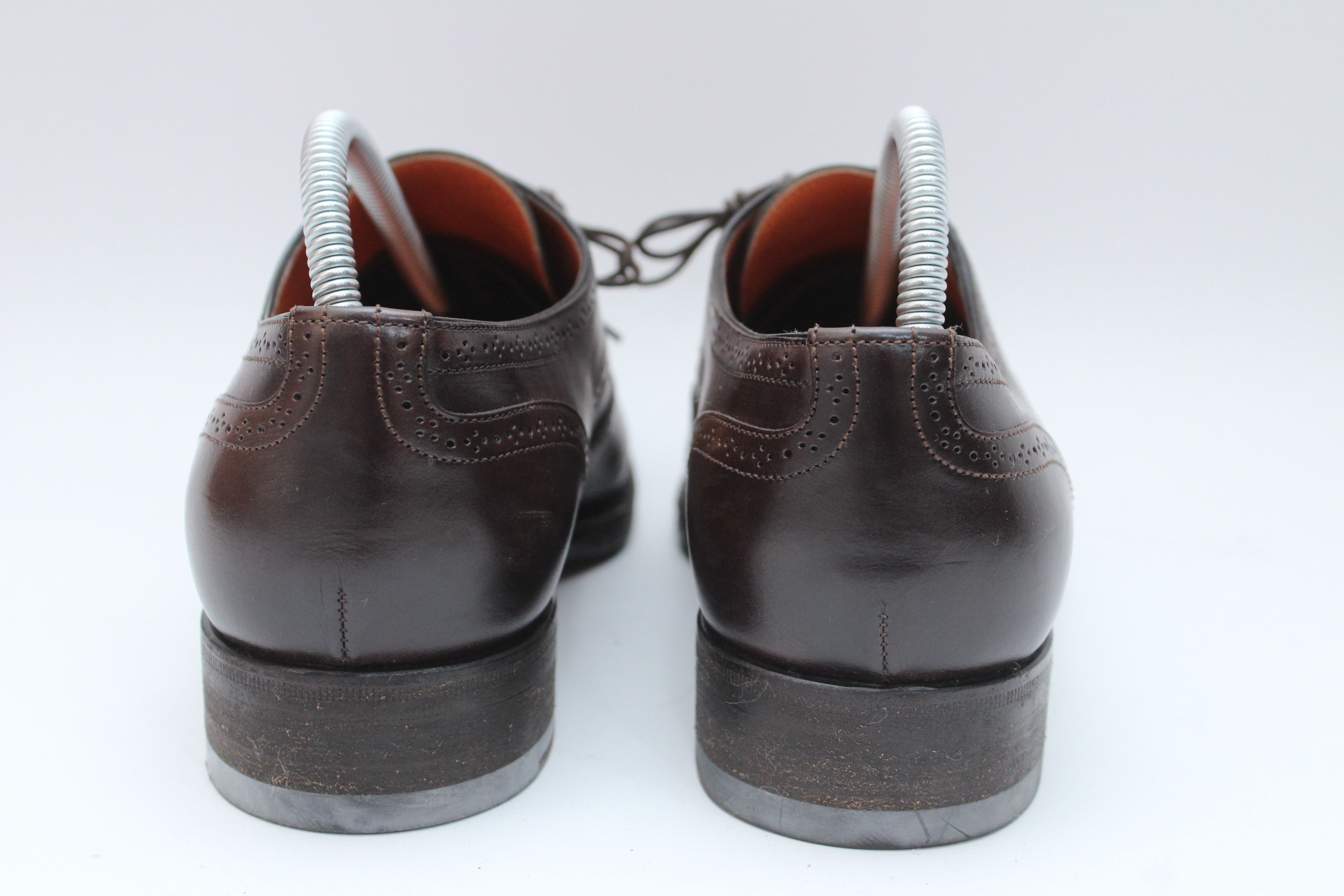Santoni Santoni Derby Leather Shoes Size 6 UK Authentic Size US 7.5 / EU 40-41 - 10 Thumbnail