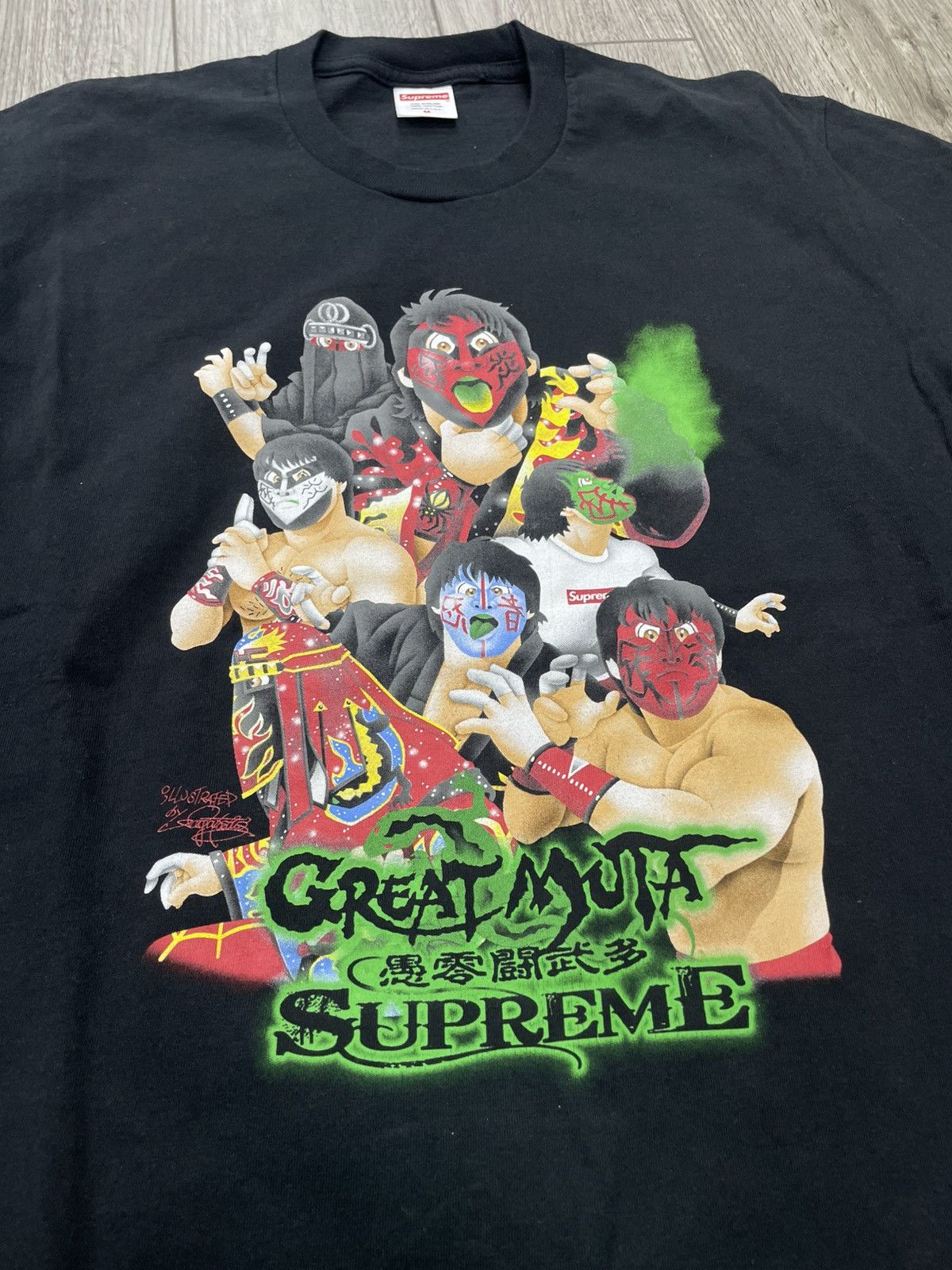 Supreme M-Supreme Muta Tee Black Size US M / EU 48-50 / 2 - 2 Thumbnail
