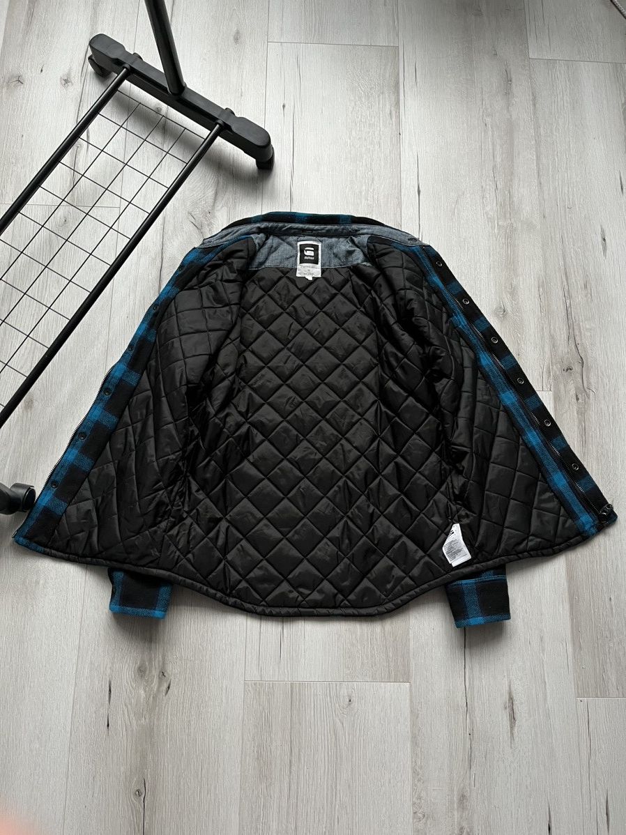 G-Star × Japanese Brand Vintage G Star Raw Western Plaid Quilted Jacket Overshirt Size US L / EU 52-54 / 3 - 10 Thumbnail