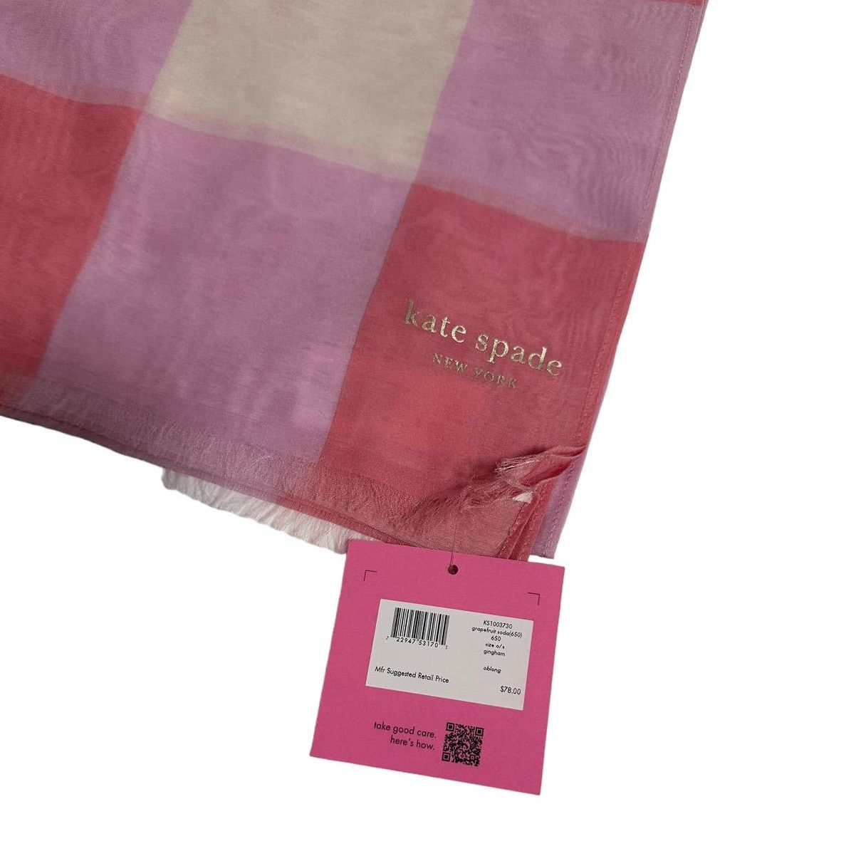 Kate Spade Kate Spade new york gingham oblong scarf Size ONE SIZE - 5 Thumbnail