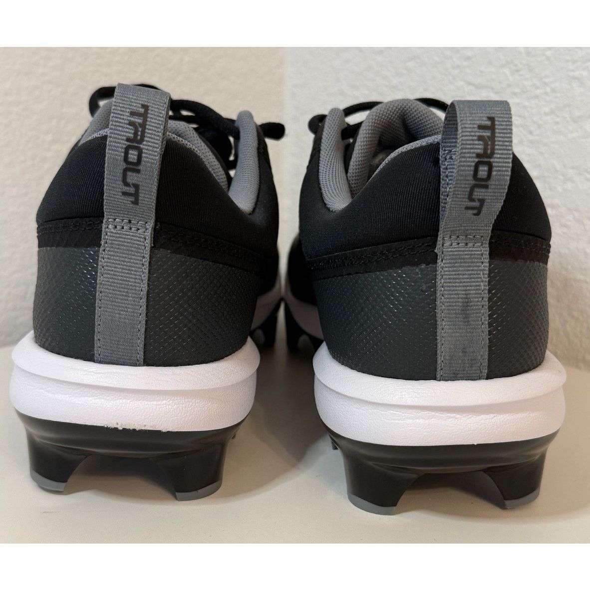 Nike NIKE FORCE TROUT 9 PRO MCS "BASEBALL CLEATS" BLK-WH SZ 10.5 Size US 10.5 / EU 43-44 - 6 Thumbnail