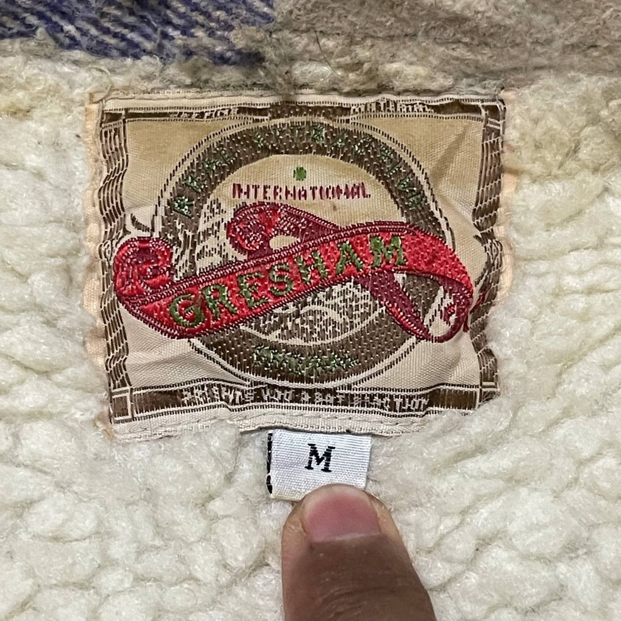 Japanese Brand Vintage Gresham Flannel Jacket Sherpa Linning Size US M / EU 48-50 / 2 - 6 Thumbnail