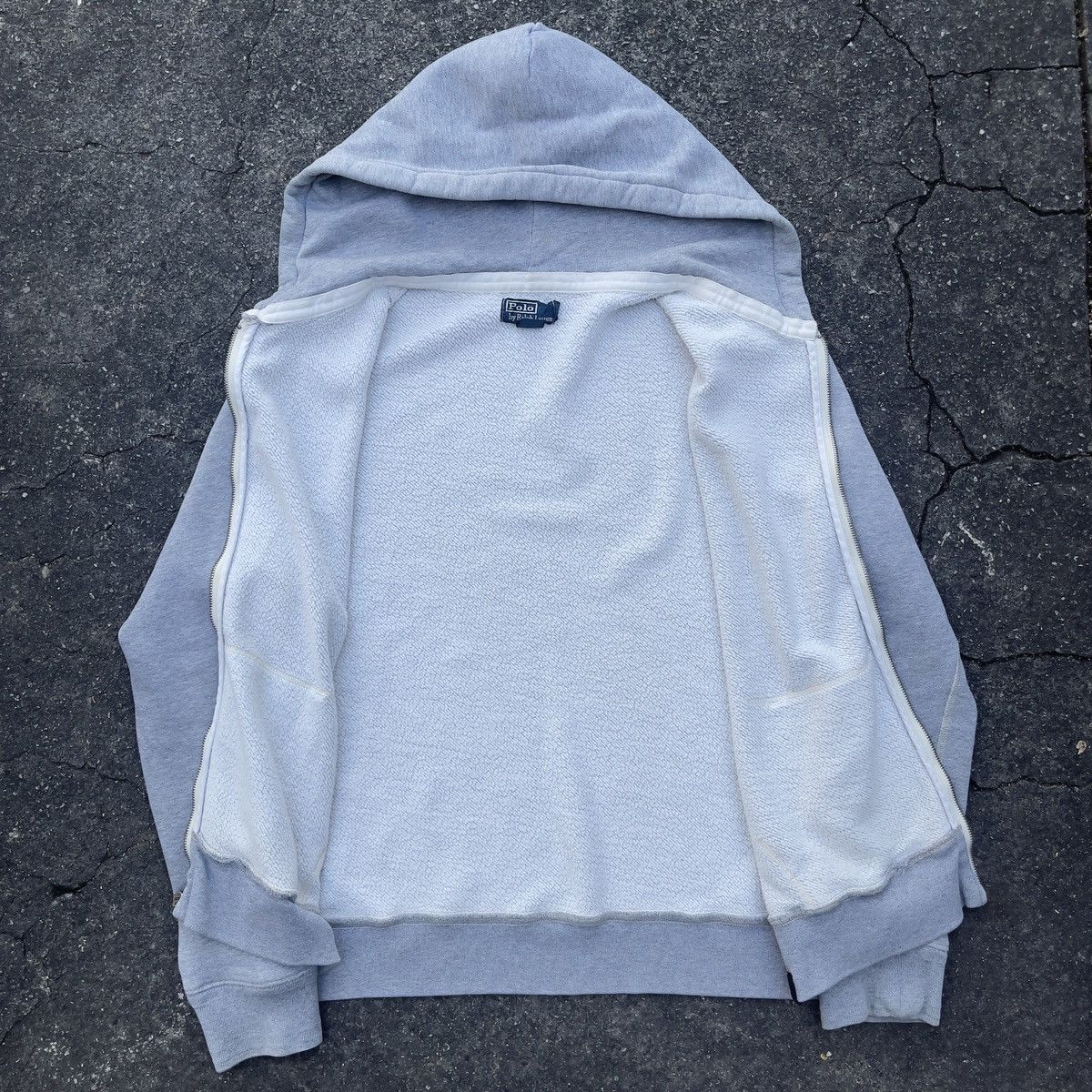 Polo Ralph Lauren × Ralph Lauren × Vintage Vintage 90s POLO RALPH LAUREN Full Zip Hoodie Size US XL / EU 56 / 4 - 4 Thumbnail