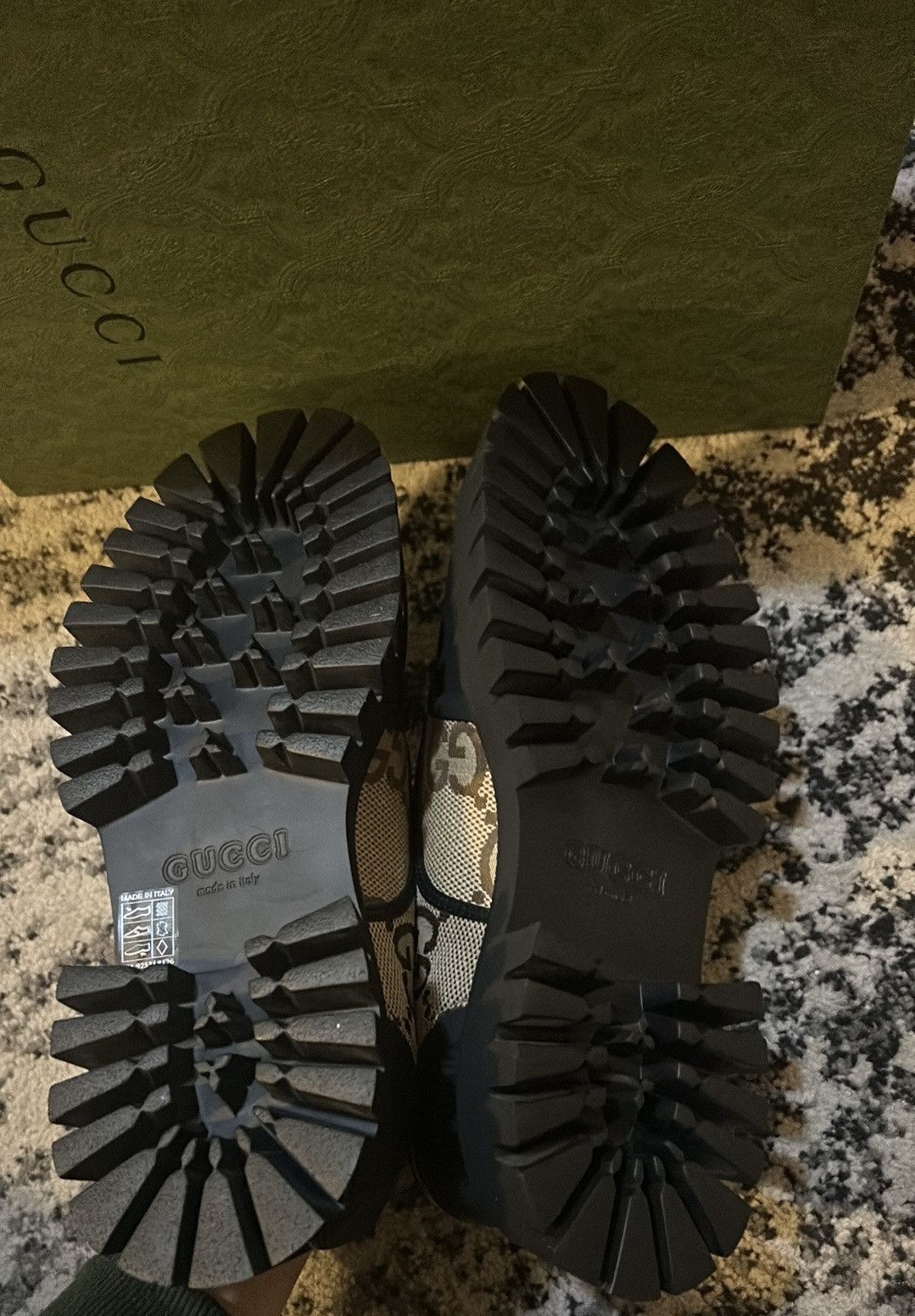 Gucci Gucci Monogram Jumbo GG Miro Soft Calfskin Loafers Size US 8.5 / EU 41-42 - 8 Thumbnail