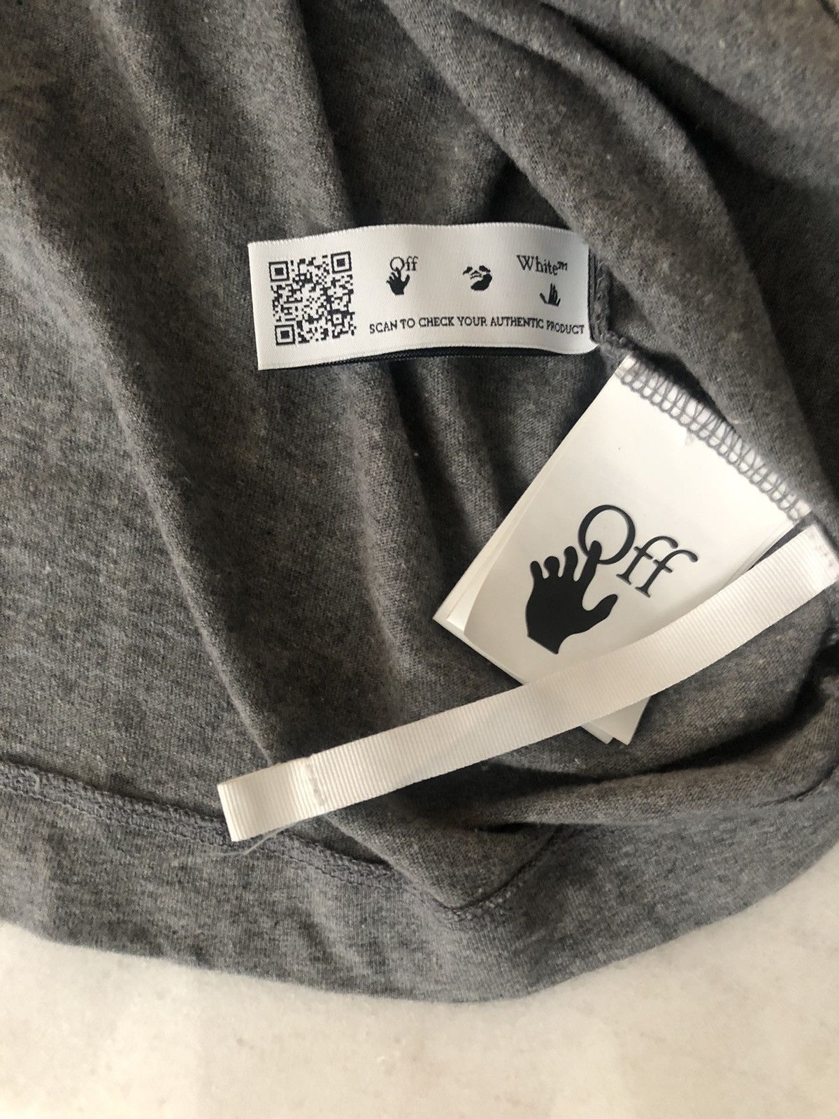 Off-White OFF-WHITE Paint Script Over Skate S/S Tee (Grey Colorway) Size US L / EU 52-54 / 3 - 4 Thumbnail