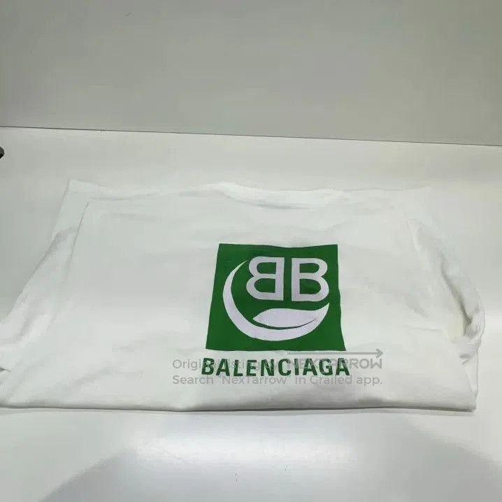 Balenciaga Balenciaga Eco Logo Short Sleeve T. Size US XL / EU 56 / 4 - 8 Thumbnail