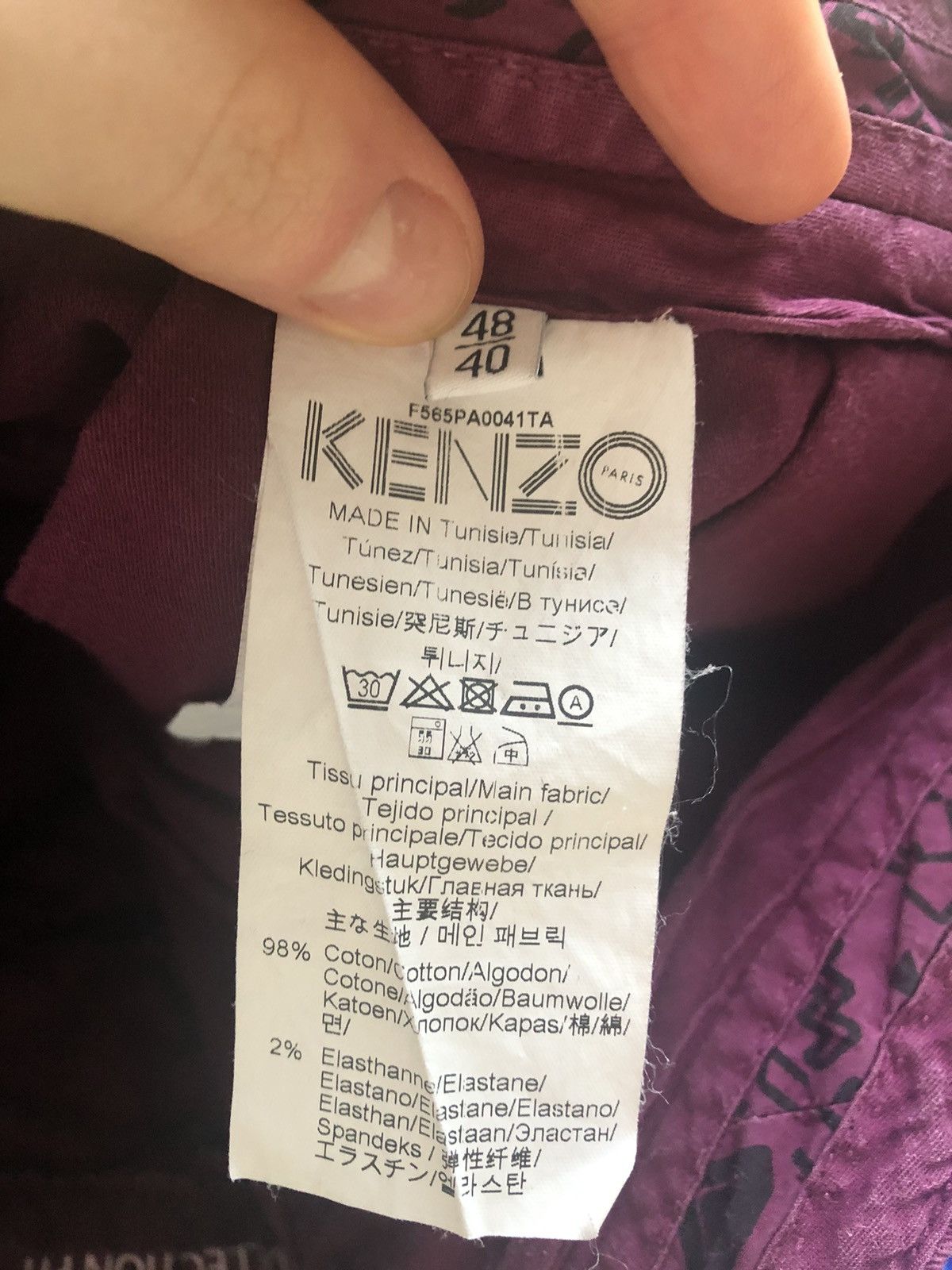 Kenzo × Vintage KENZO PARIS VINTAGE COLLECTION FIT PANTS Size US 30 / EU 46 - 6 Thumbnail
