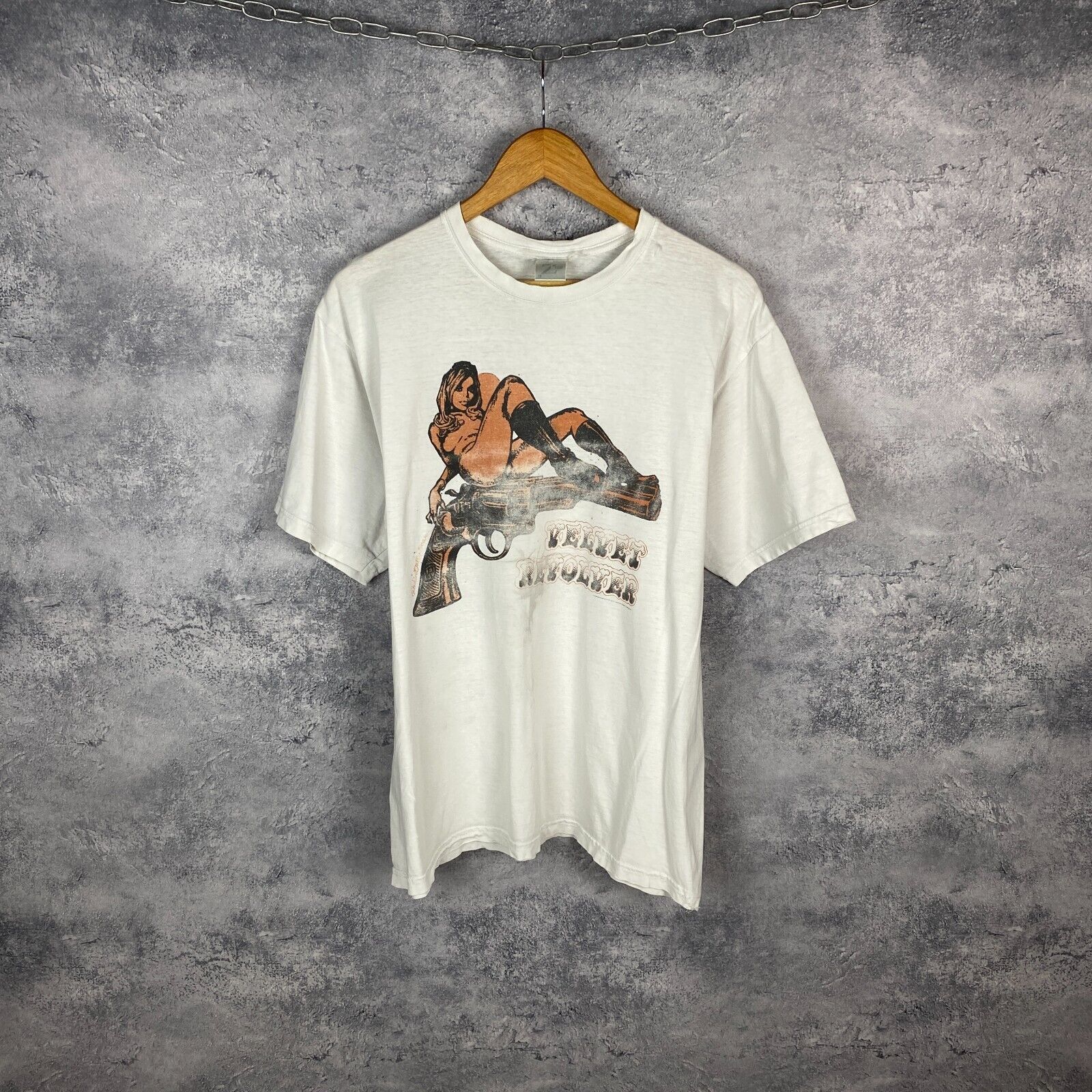 Band Tees Velvet Revolver Tee Men's Size M White Short Sleeve ` Size US M / EU 48-50 / 2 - 1 Thumbnail