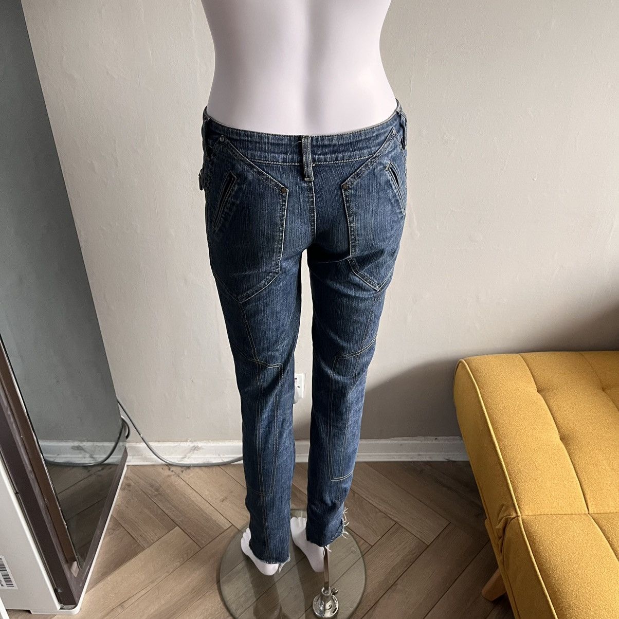 Stella McCartney Stella McCartney Pre SS06 Archive Biker Denim Jeans Size 27" / US 4 / IT 40 - 9 Thumbnail