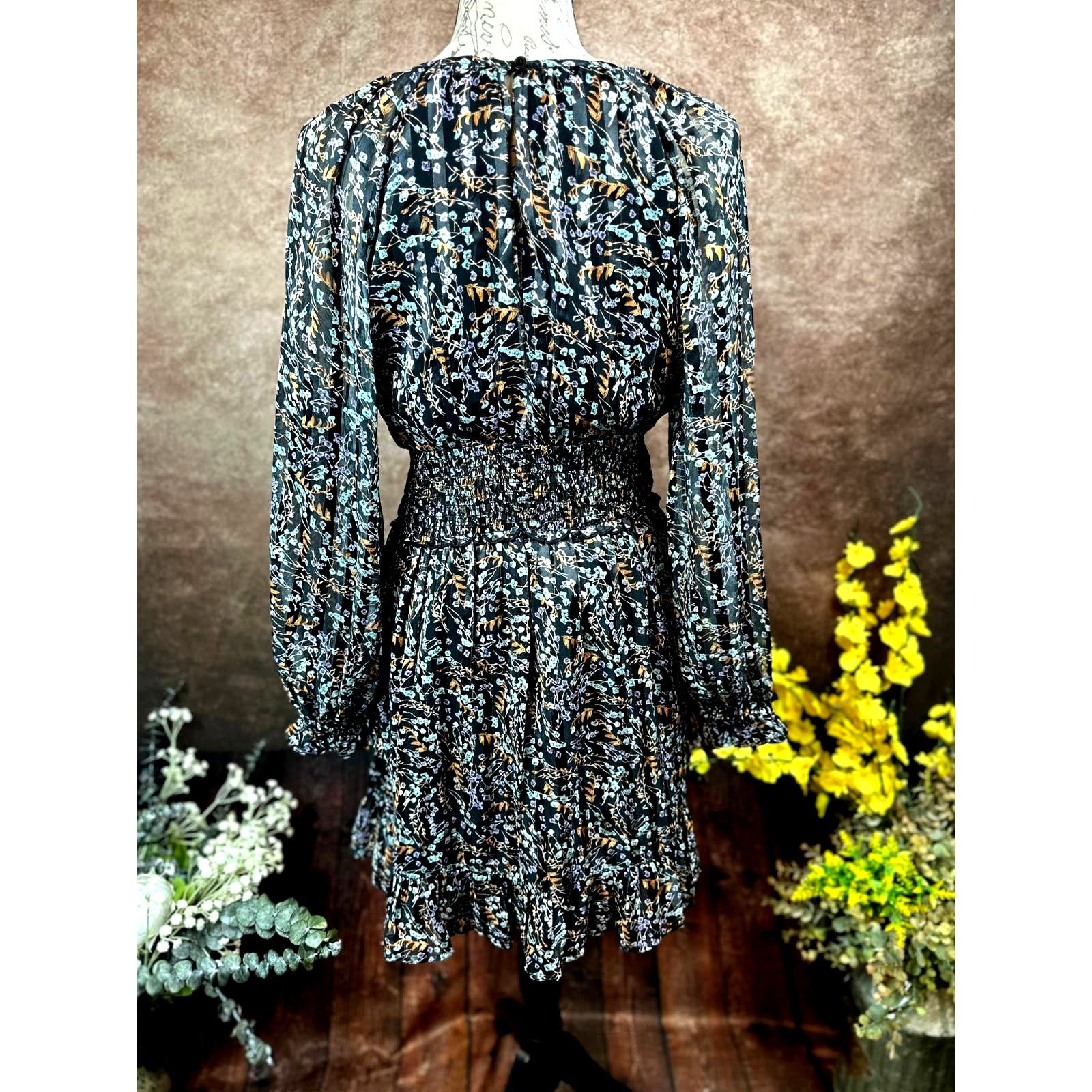 Other Dizzy Lizzy Wide Elastic Waistband Dress Metallic Floral M Size M / US 6-8 / IT 42-44 - 10 Thumbnail