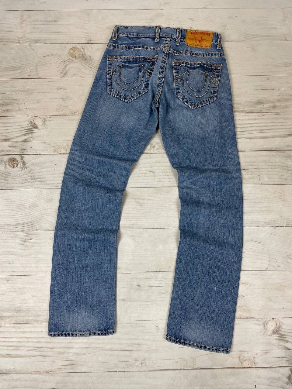 【超美品】トゥルーレリジョン LOGAN SUPER T JEAN TRUE RELIGION Logan Super T Jeans Men's USA Size 34/29 Thick