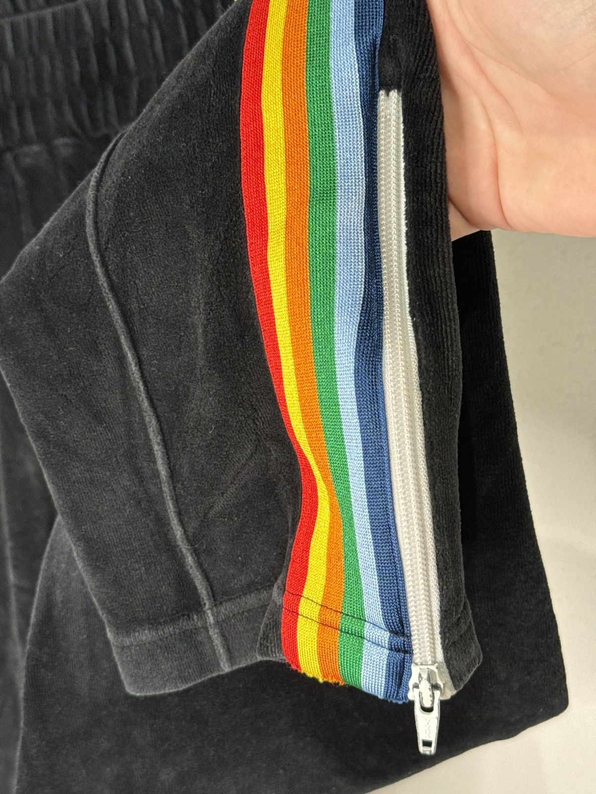 Palm Angels Palm Angels Rainbow Chenille Track Pants Size US 34 / EU 50 - 4 Thumbnail