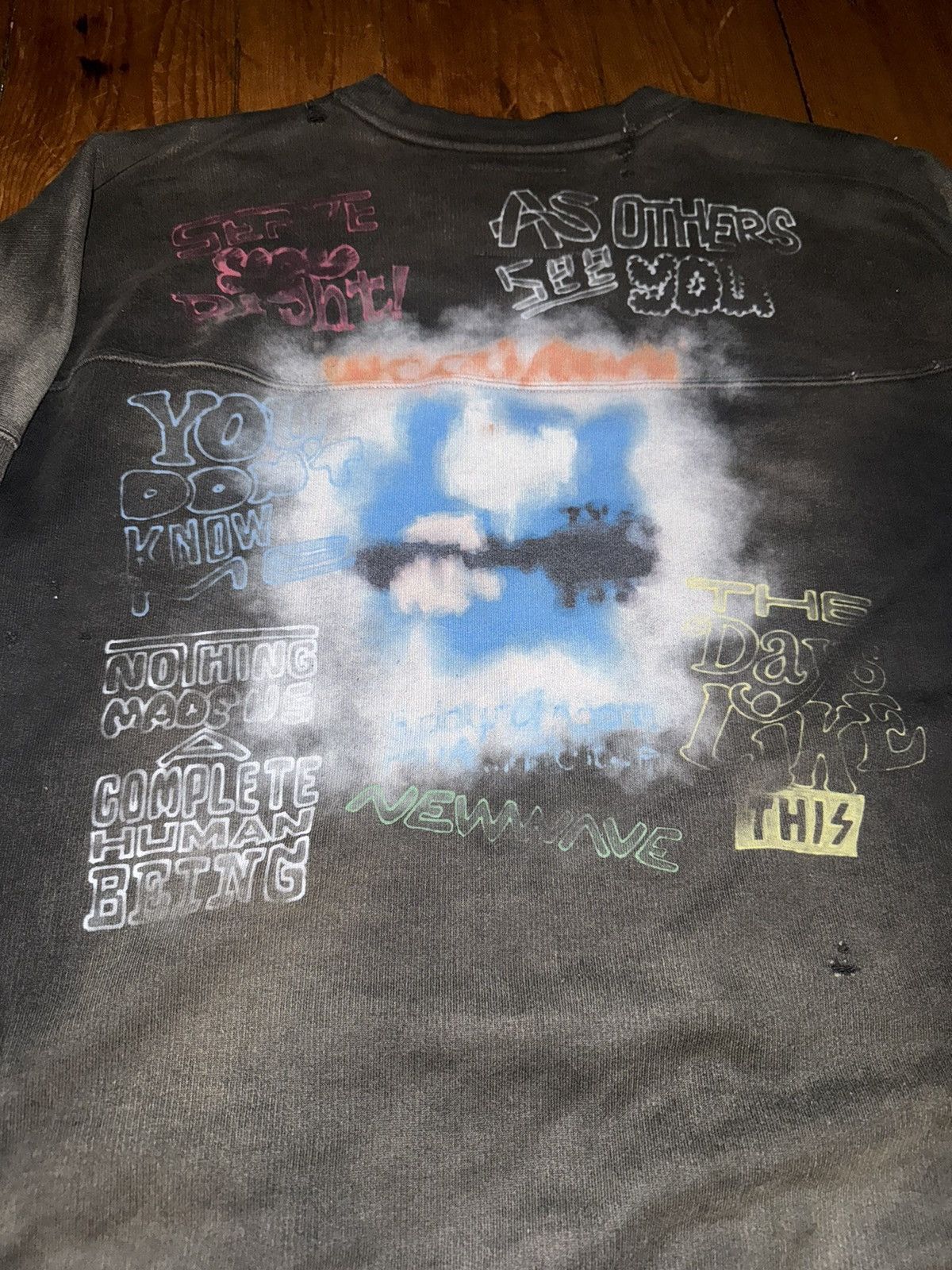 Maison MIHARA YASUHIRO Maison Mihara Yasuhiro Diatressed Sweatshirt Size US M / EU 48-50 / 2 - 3 Thumbnail