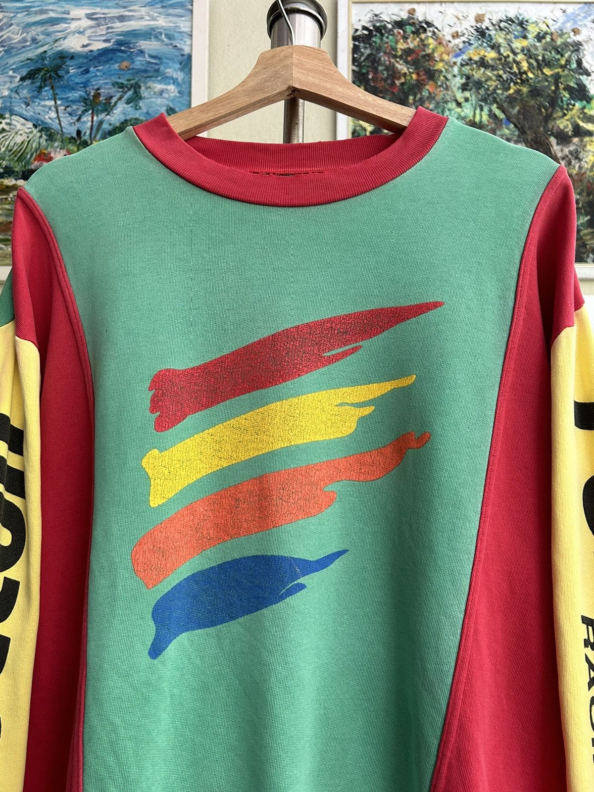 Benetton Vintage Benetton Formula 1 Racing Sweatshirt Size US L / EU 52-54 / 3 - 5 Thumbnail