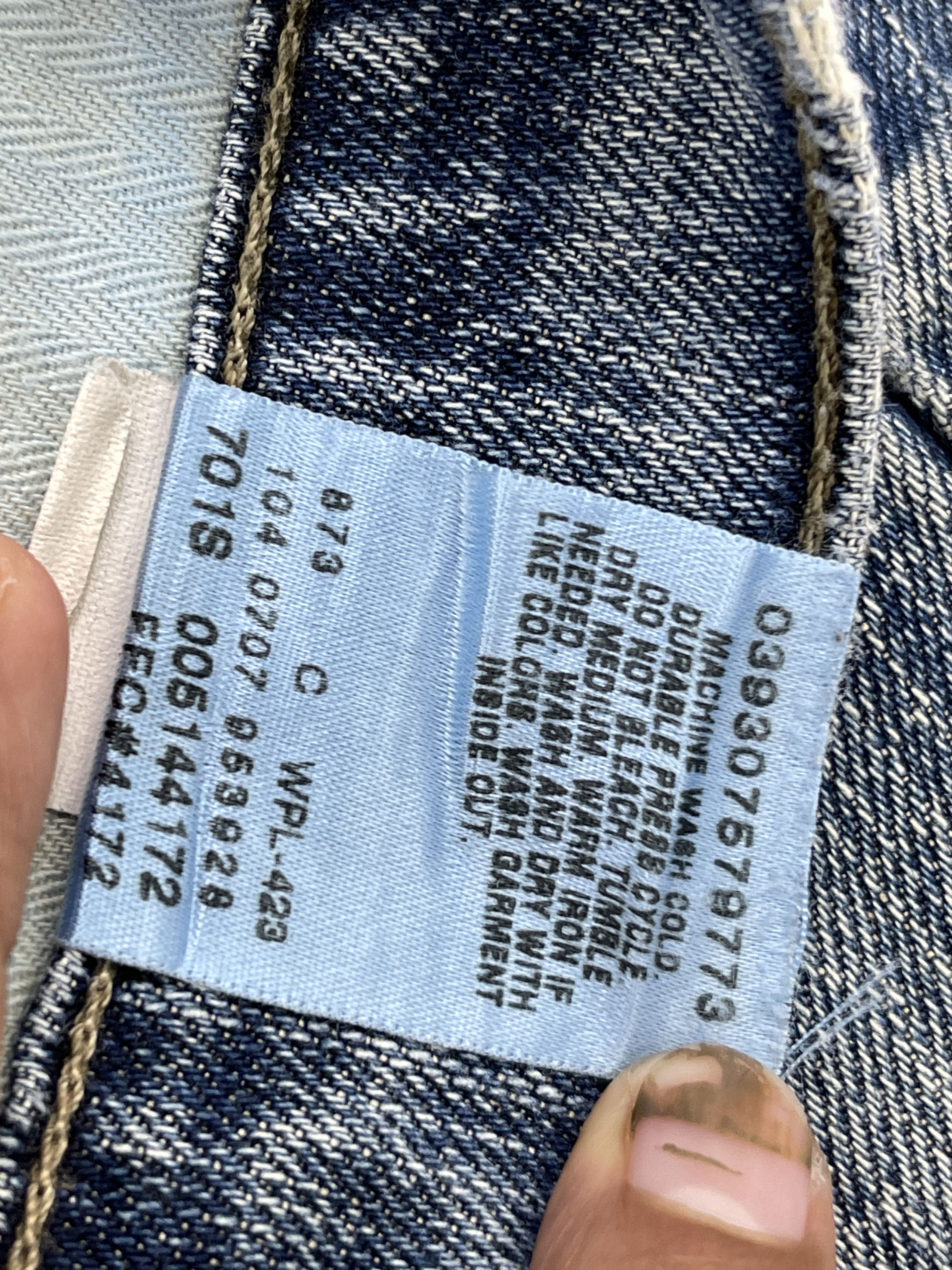 Levi's Faded Blue Vintage Levi's 514 Slim Straight Jeans DP2549 Size US 35 - 8 Thumbnail