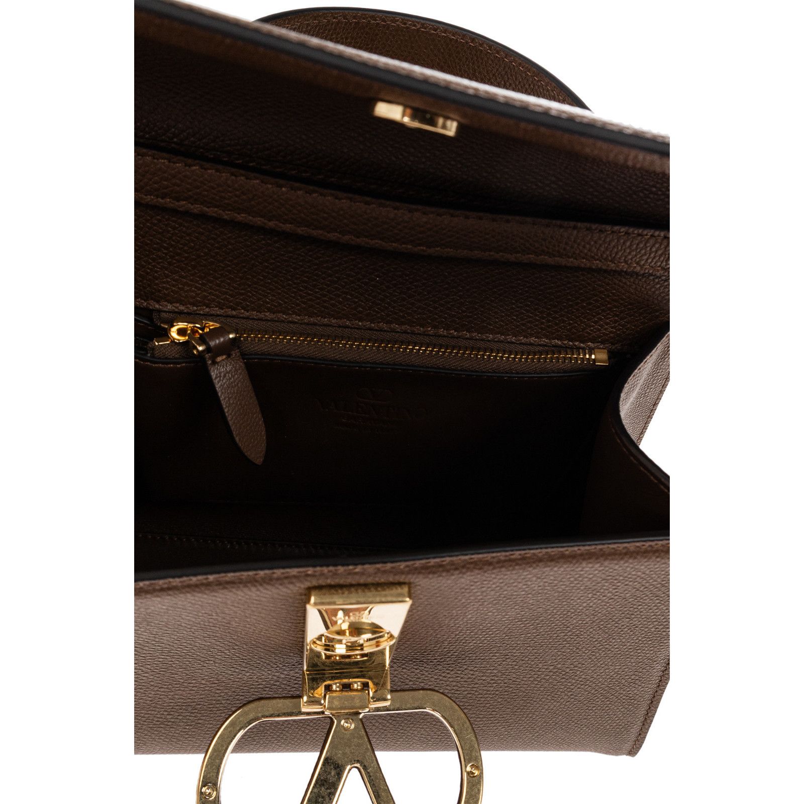 Valentino VALENTINO GARAVANI Vsling Brown Top Handle Bag New & Authent Size ONE SIZE - 4 Thumbnail