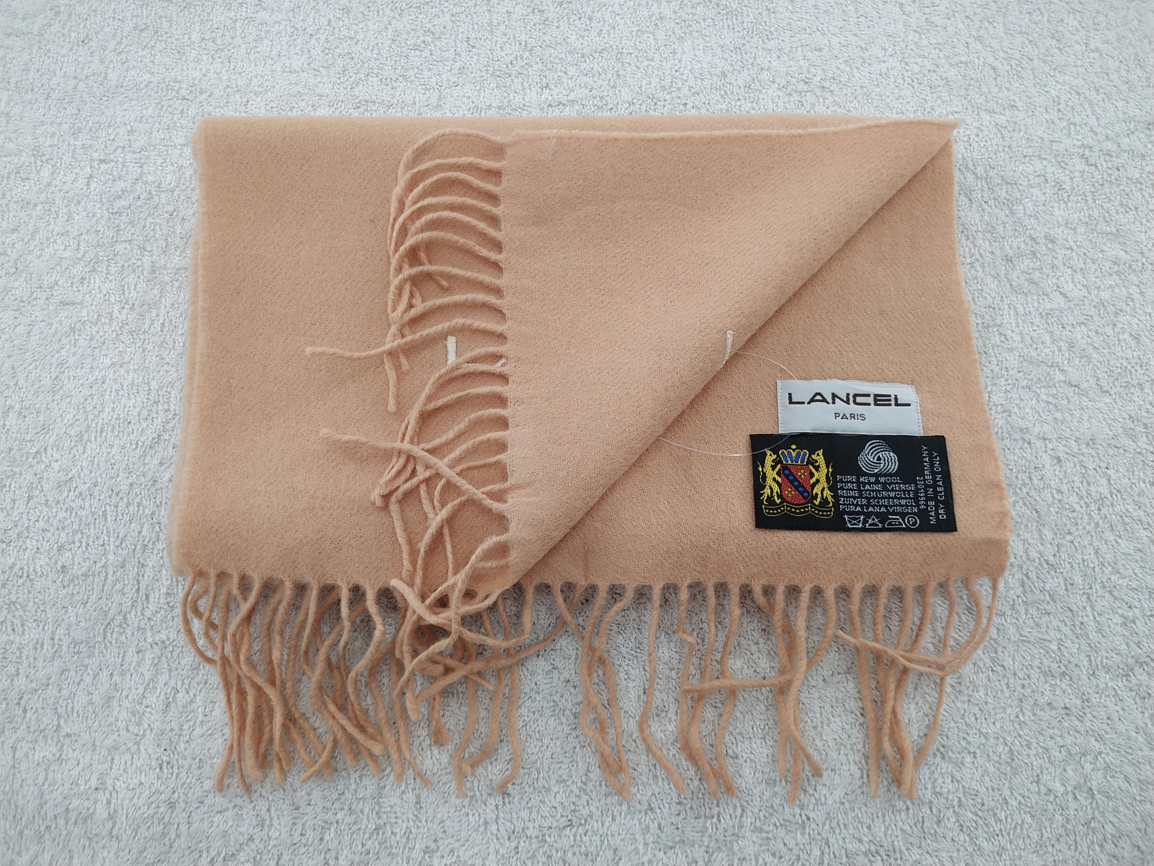 Lancel Vintage Lancel Wool Scarf/Muffler/Neckwear MF349 Size ONE SIZE - 4 Thumbnail