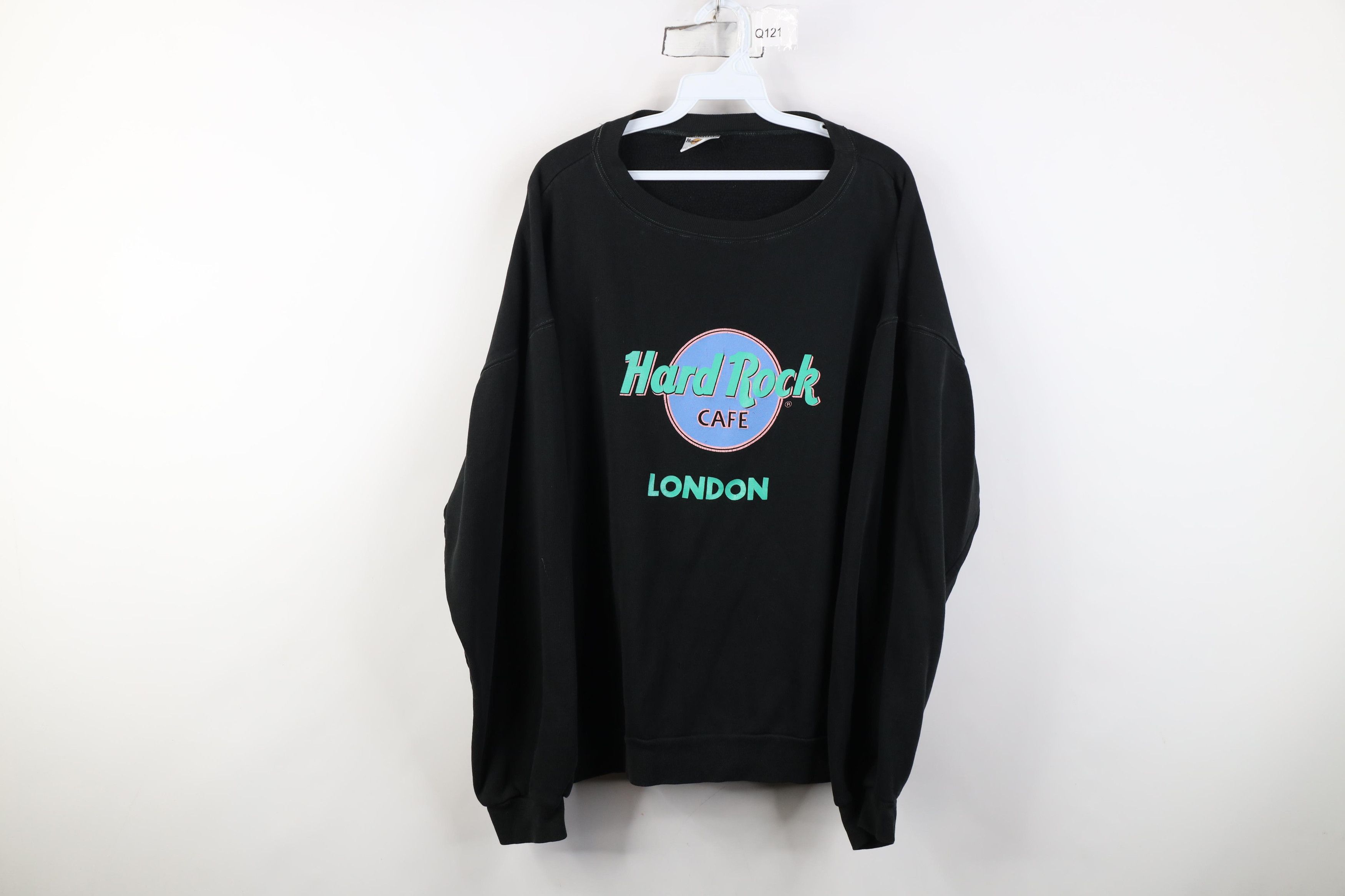 Hard Rock Cafe Vintage 90s Hard Rock Cafe Spell London Crewneck Sweatshirt Size US XL / EU 56 / 4 - 1 Thumbnail
