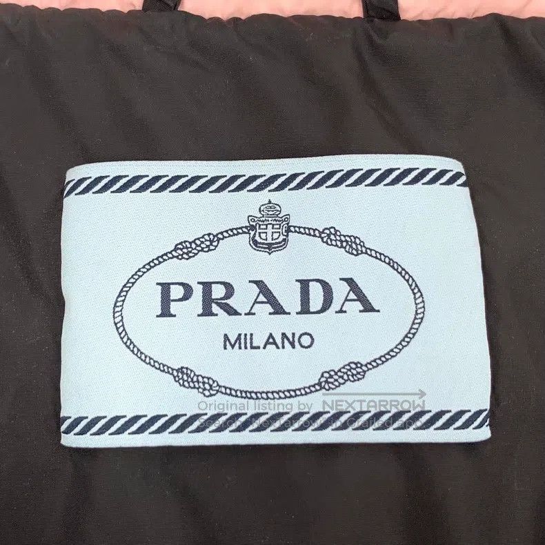 Prada Prada Pink line logo letter print stand-up collar zipper l Size XS / US 0-2 / IT 36-38 - 5 Thumbnail