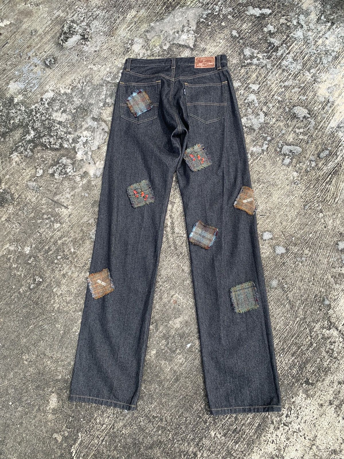 Helmut Lang × Karl Helmut × Pink House Rare🔥 pink house by helmut lang patchwork denim Size US 31 - 7 Thumbnail