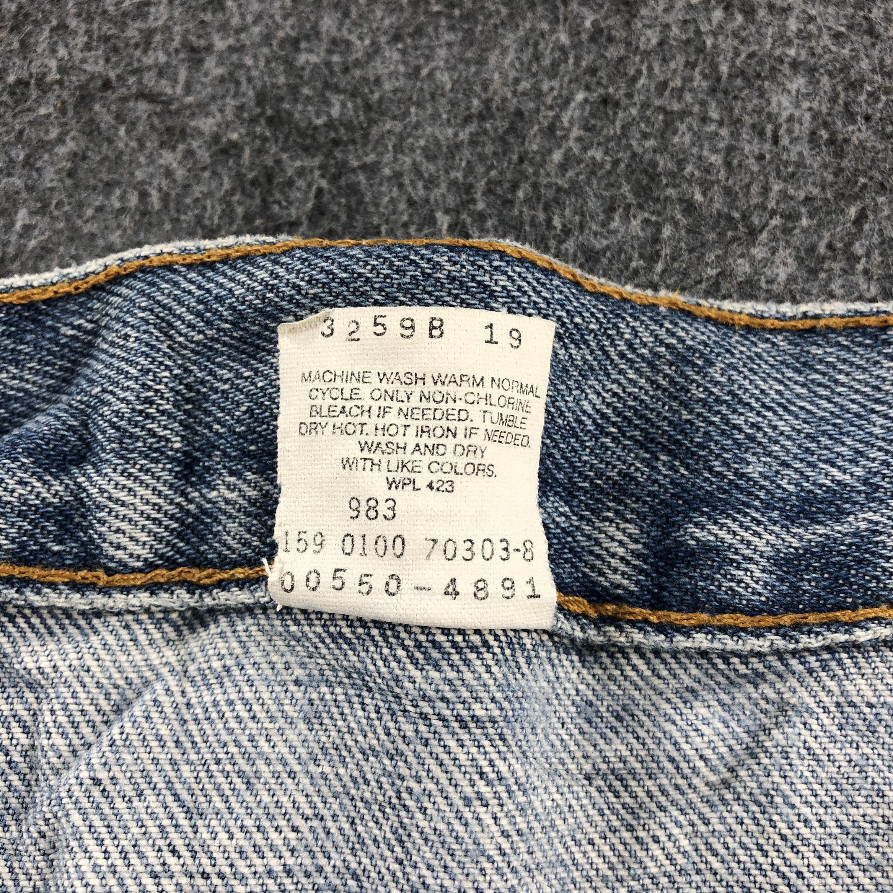 Levi's 90s Vintage Blue Wash Levis 550 Jeans-J2659 Size US 36 / EU 52 - 11 Thumbnail