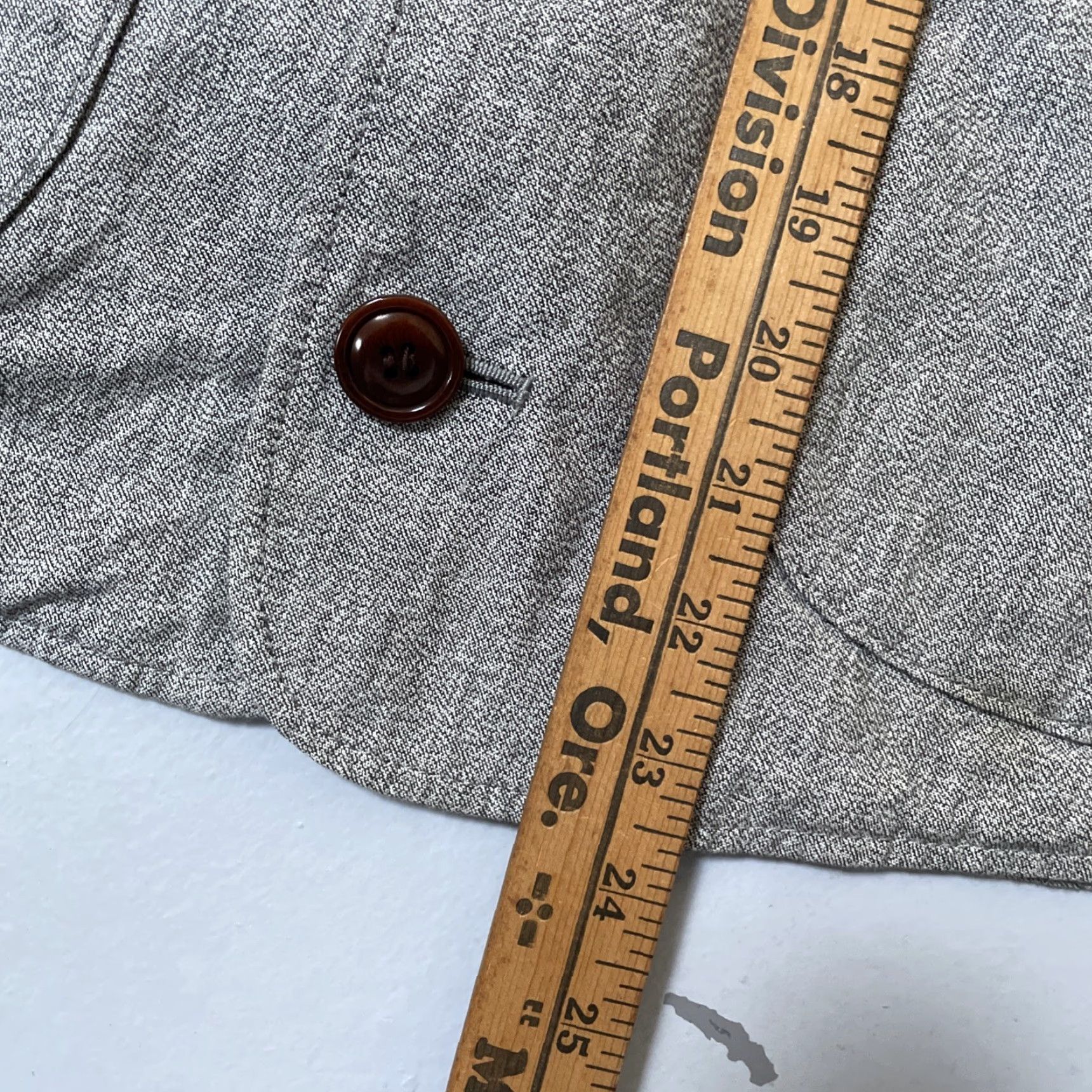 Vintage VINTAGE 68 & Brothers Work Vest S Gray City Japanese Made In Japan Cotton Unisex Adults Cinch Back Size US S / EU 44-46 / 1 - 5 Thumbnail