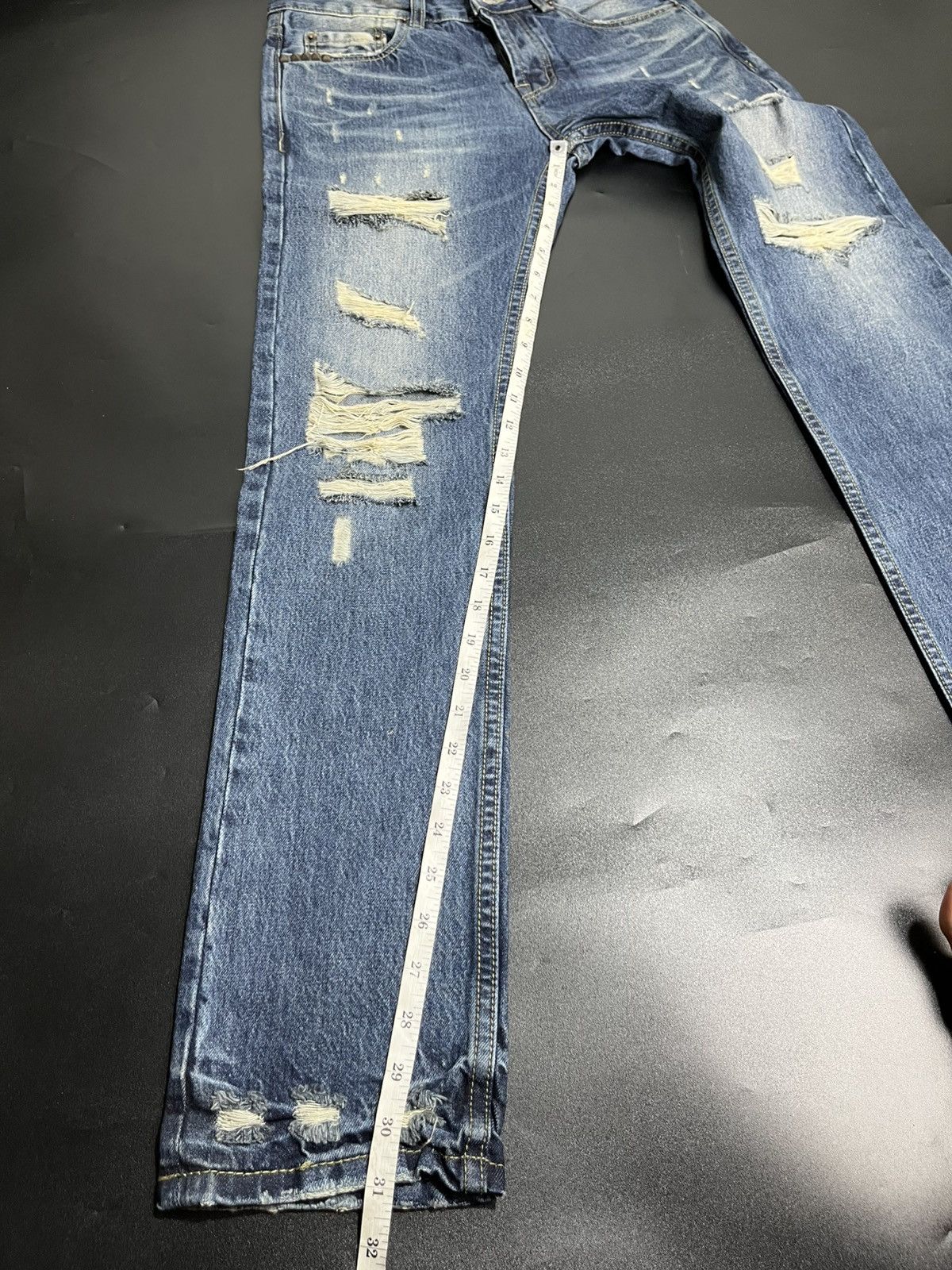 Hysteric Glamour Hysteric Glamour Distressed Punk Jeans Size US 30 / EU 46 - 16 Thumbnail