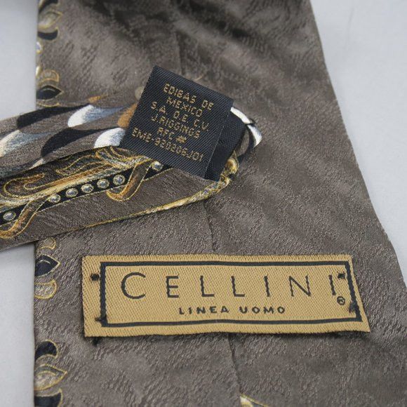 Other Cellini Linea Uomo Men's Tie 3 1/2" x 60" Size ONE SIZE - 3 Thumbnail