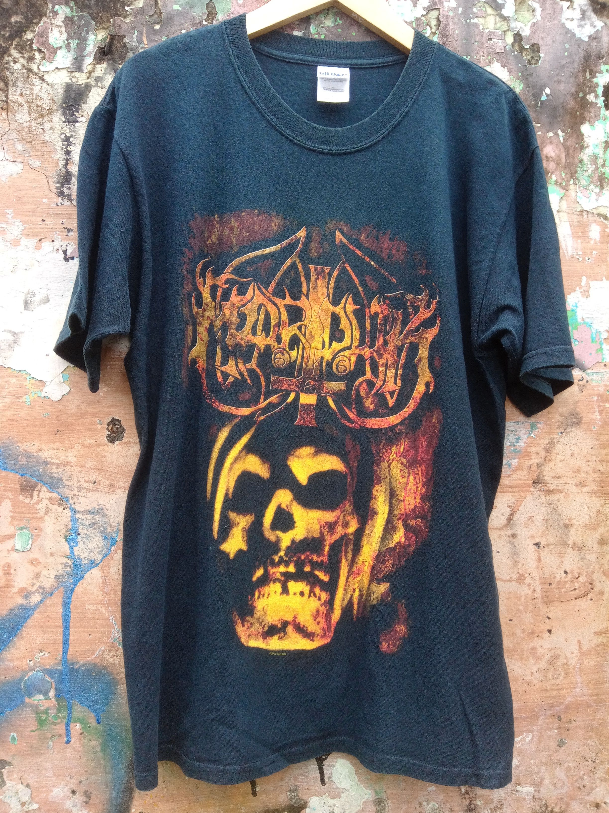 Band Tees Vintage MARDUK world funeral Size US L / EU 52-54 / 3 - 1 Thumbnail