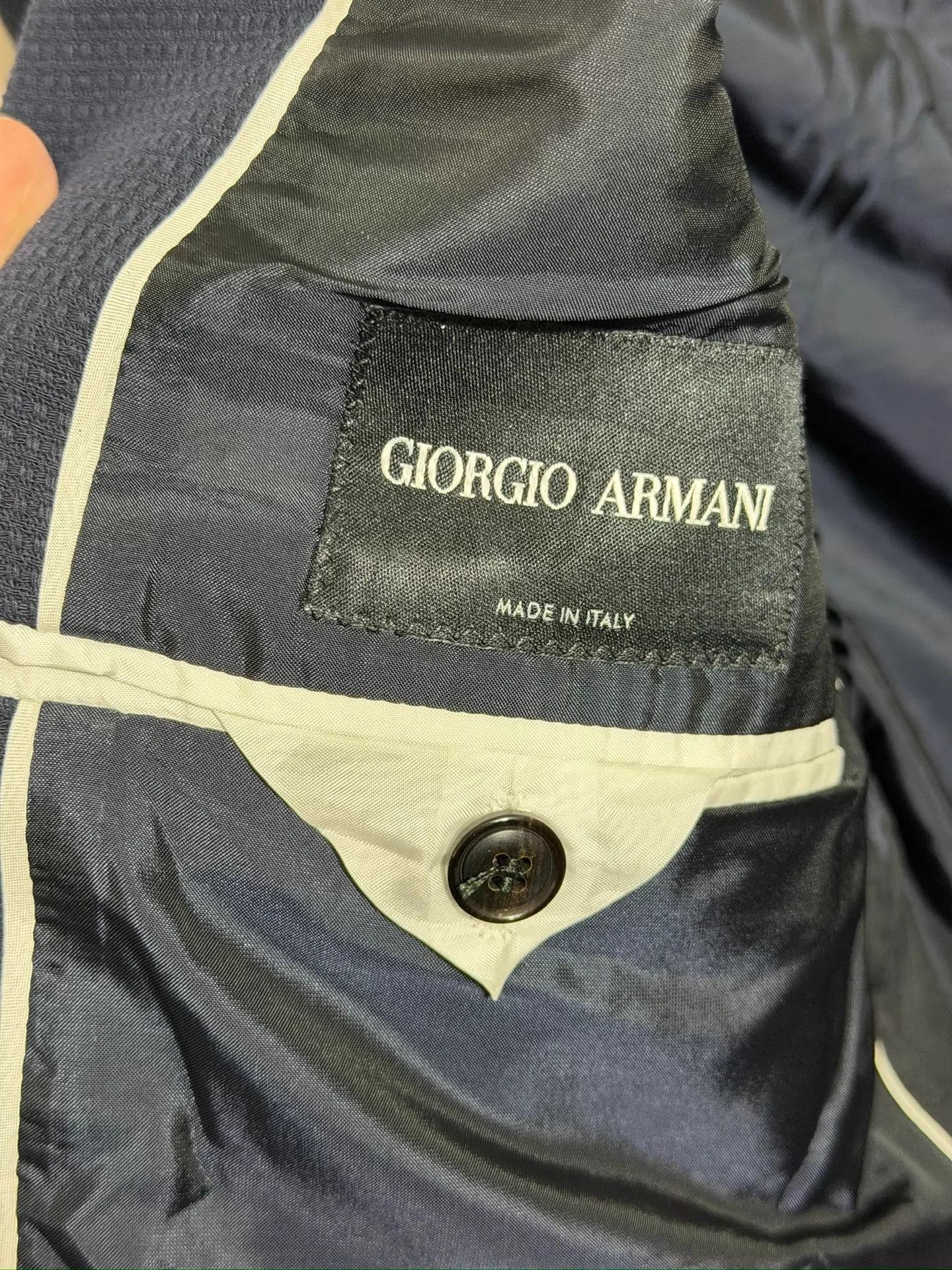 Giorgio Armani Giorgio Armani Suit 50/54 Slim Italy New with Tags Size 54L - 7 Thumbnail