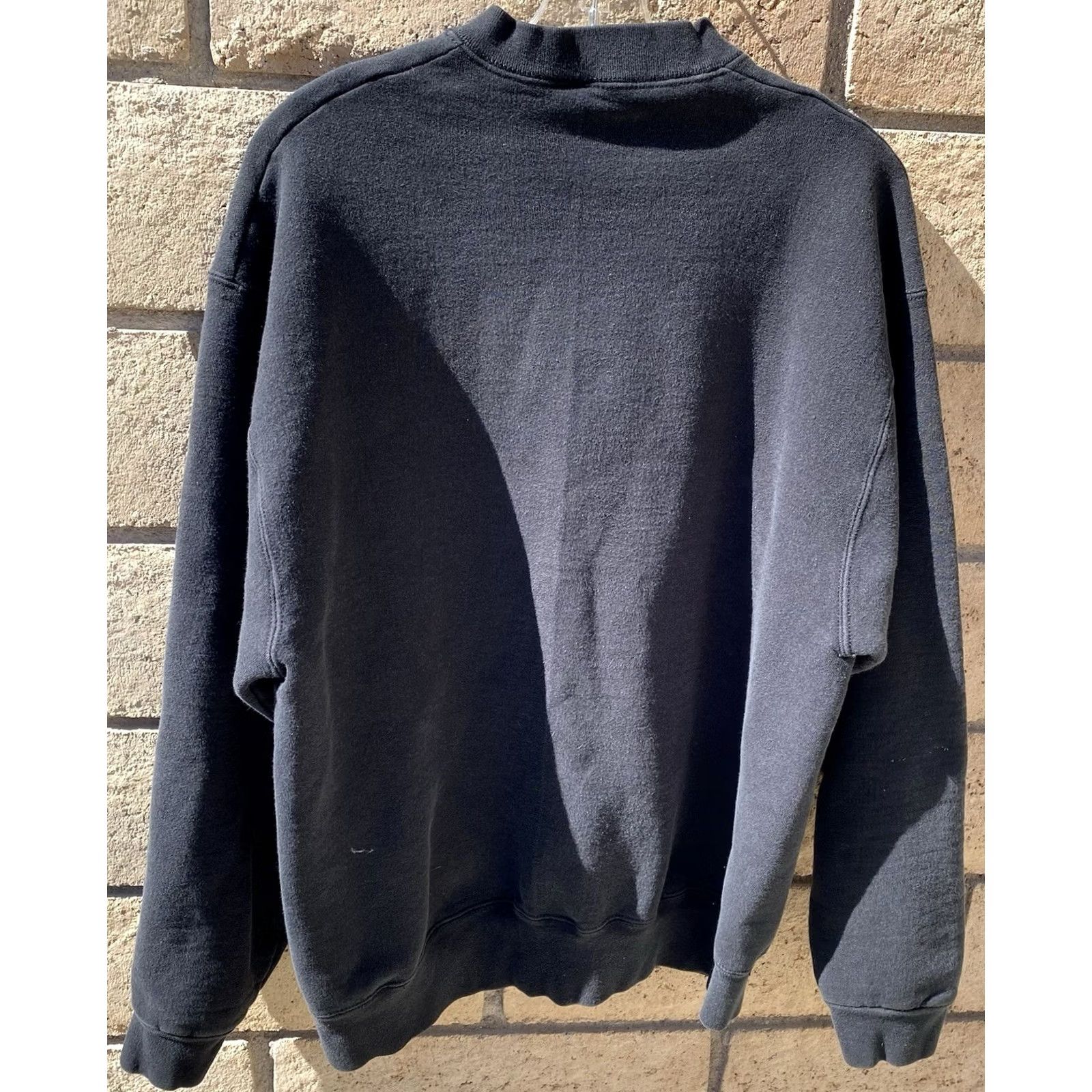 Fruit Of The Loom VINTAGE Festival At The Lake Oakland CA Sweatshirt XL Adult Black 90s Sun Moon Graphic Print USA Fade Mens Size US XL / EU 56 / 4 - 3 Thumbnail
