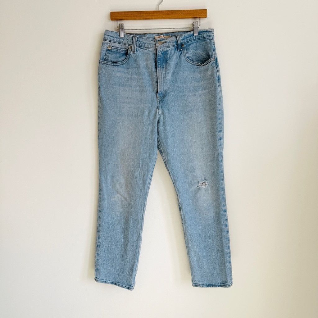 Levi's Levi's 70s High Slim Straight Jeans Premium 32 Light Blue Size 32" / US 10 / IT 46 - 2 Thumbnail
