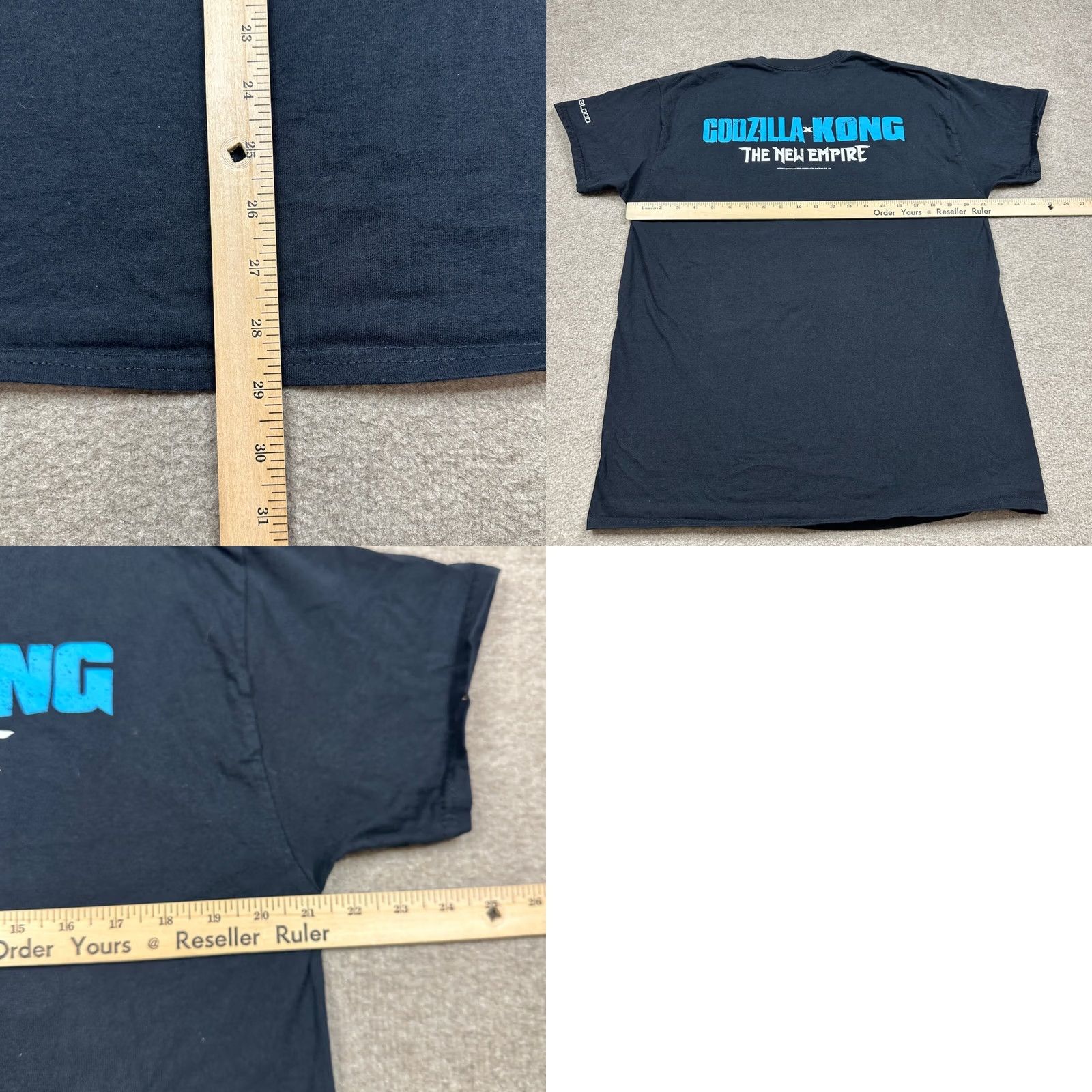 Gildan Gildan Godzilla King Kong The New Empire Shirt Size L Black Movie Tee Men's Size US L / EU 52-54 / 3 - 8 Thumbnail
