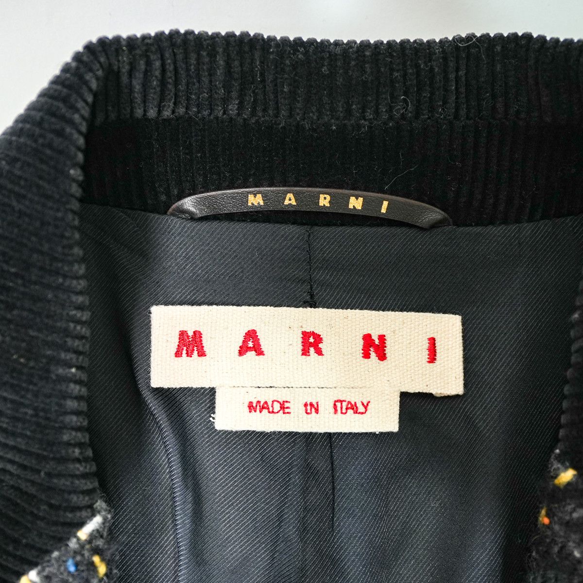 Marni MARNI 2022AW CHECKED WOOL-BLEND TWEED BLAZER Size US M / EU 48-50 / 2 - 4 Thumbnail