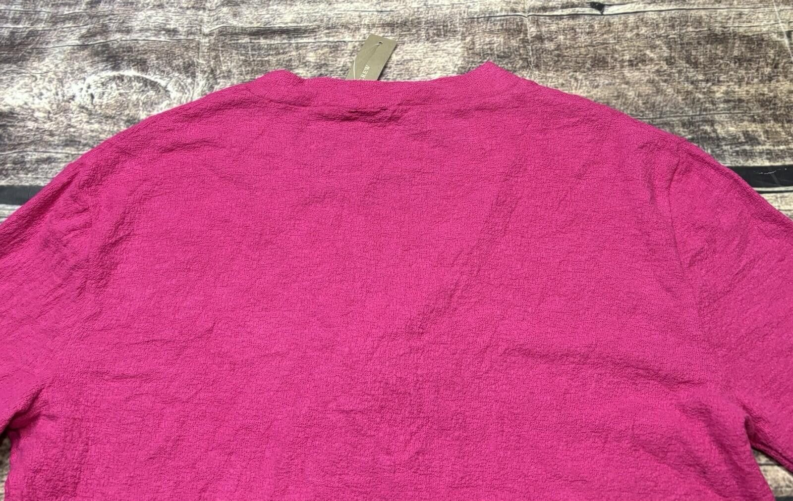 J.Crew J Crew Sweater Womens Small Cotton Cross Front Pink Pullover Size S / US 4 / IT 40 - 6 Thumbnail