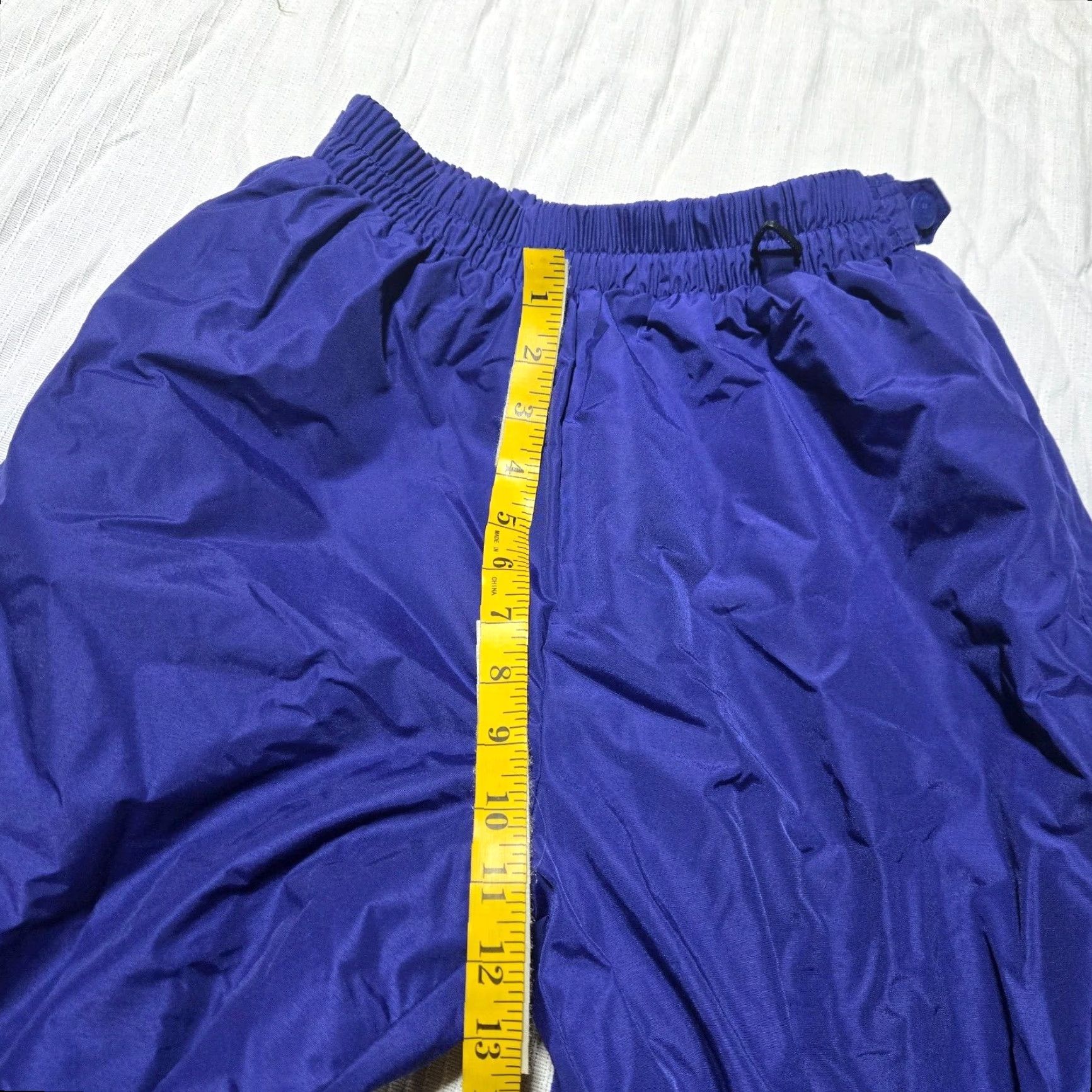 Vintage Columbia Jogger Pants - Women's Activewear - Blue - Medium - Elastic Waist, High Rise, Skinny Leg - Regular Fit - 26in Inseam Size 32" / US 10 / IT 46 - 3 Thumbnail