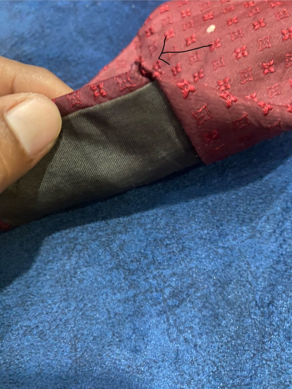 Louis Vuitton Lv neck tie Size ONE SIZE - 6 Thumbnail