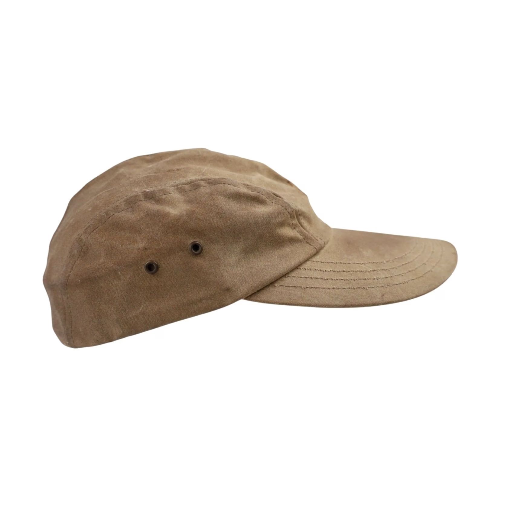 Filson VINTAGE Filson 5 Panel Cap Tan M Mens Long Bill Waxed Cotton Cap Size ONE SIZE - 5 Thumbnail