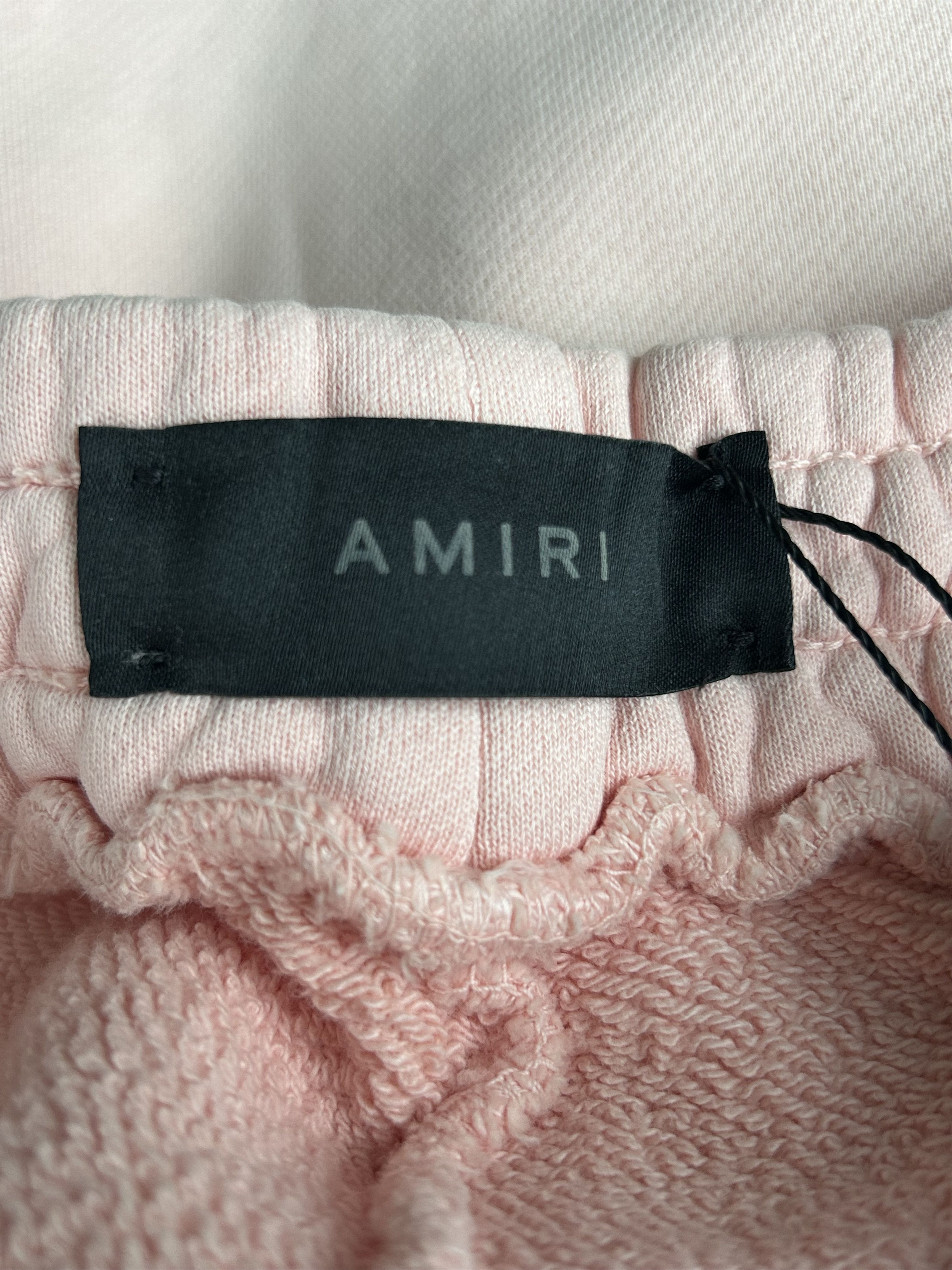 Amiri Amiri Pink & Black MA Bar Logo Sweatpants Size US 28 / EU 44 - 3 Thumbnail