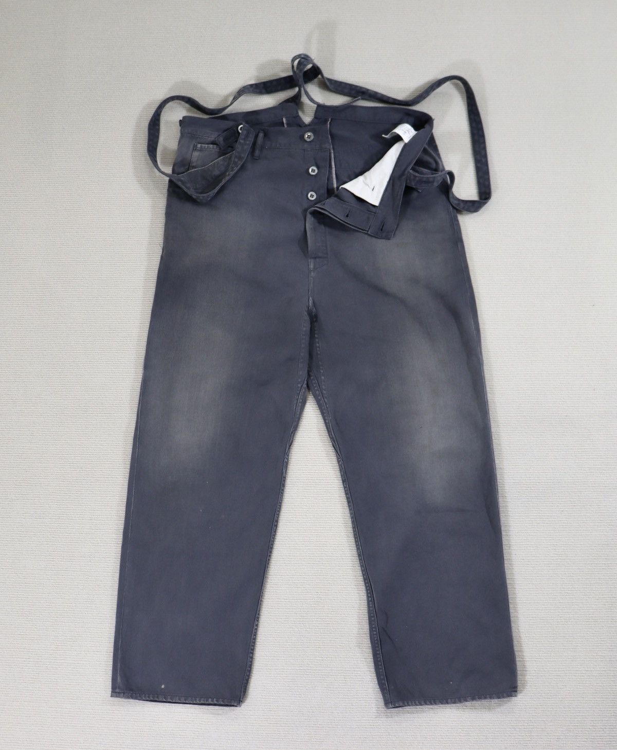 Visvim VISVIM 23SS KAFKA BRACES PANTS DMGD size3 Navy | Grailed