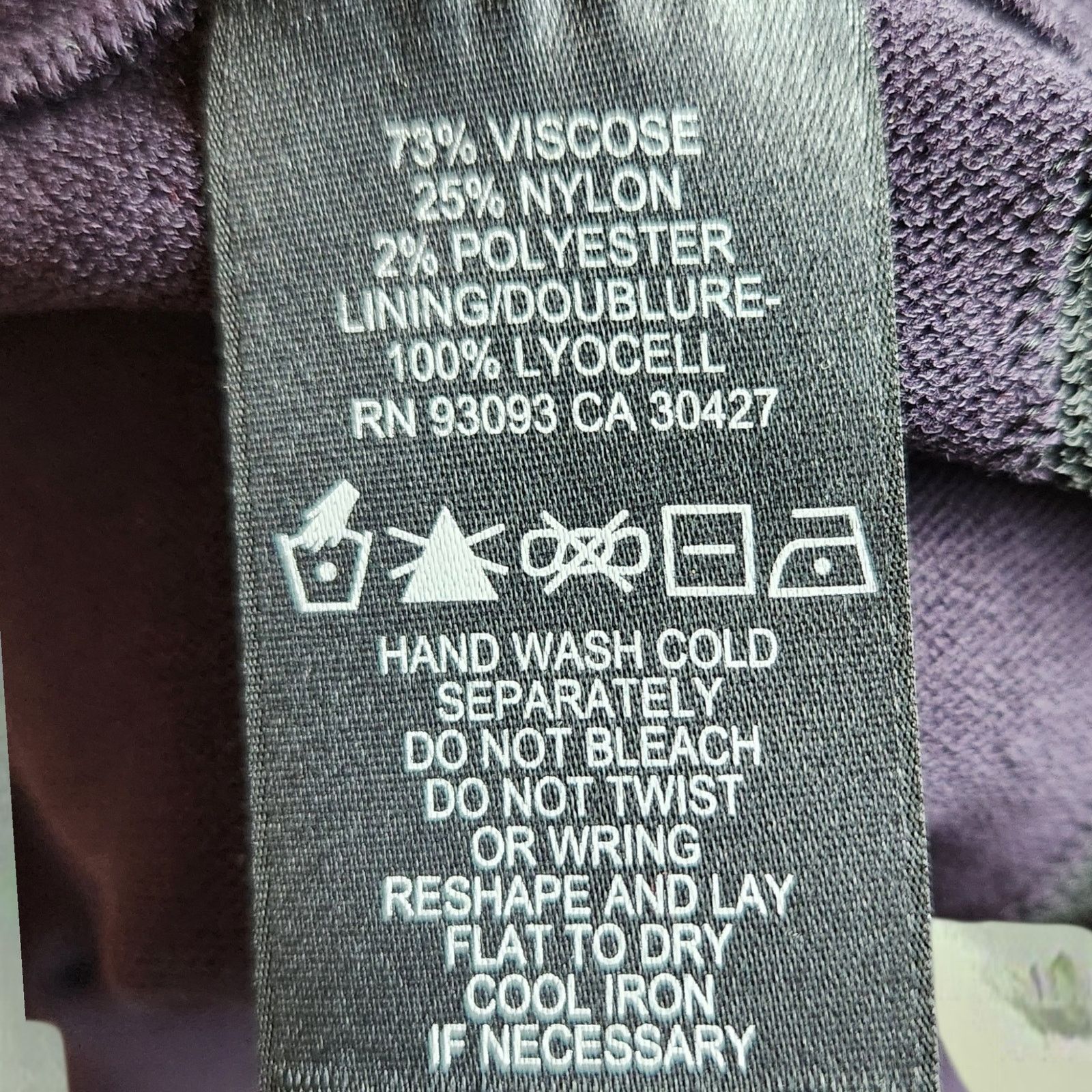 NIC+ZOE Nic + Zoe Dark Purple 3/4 Sleeve Midi Dress - Size Medium Size M / US 6-8 / IT 42-44 - 4 Thumbnail