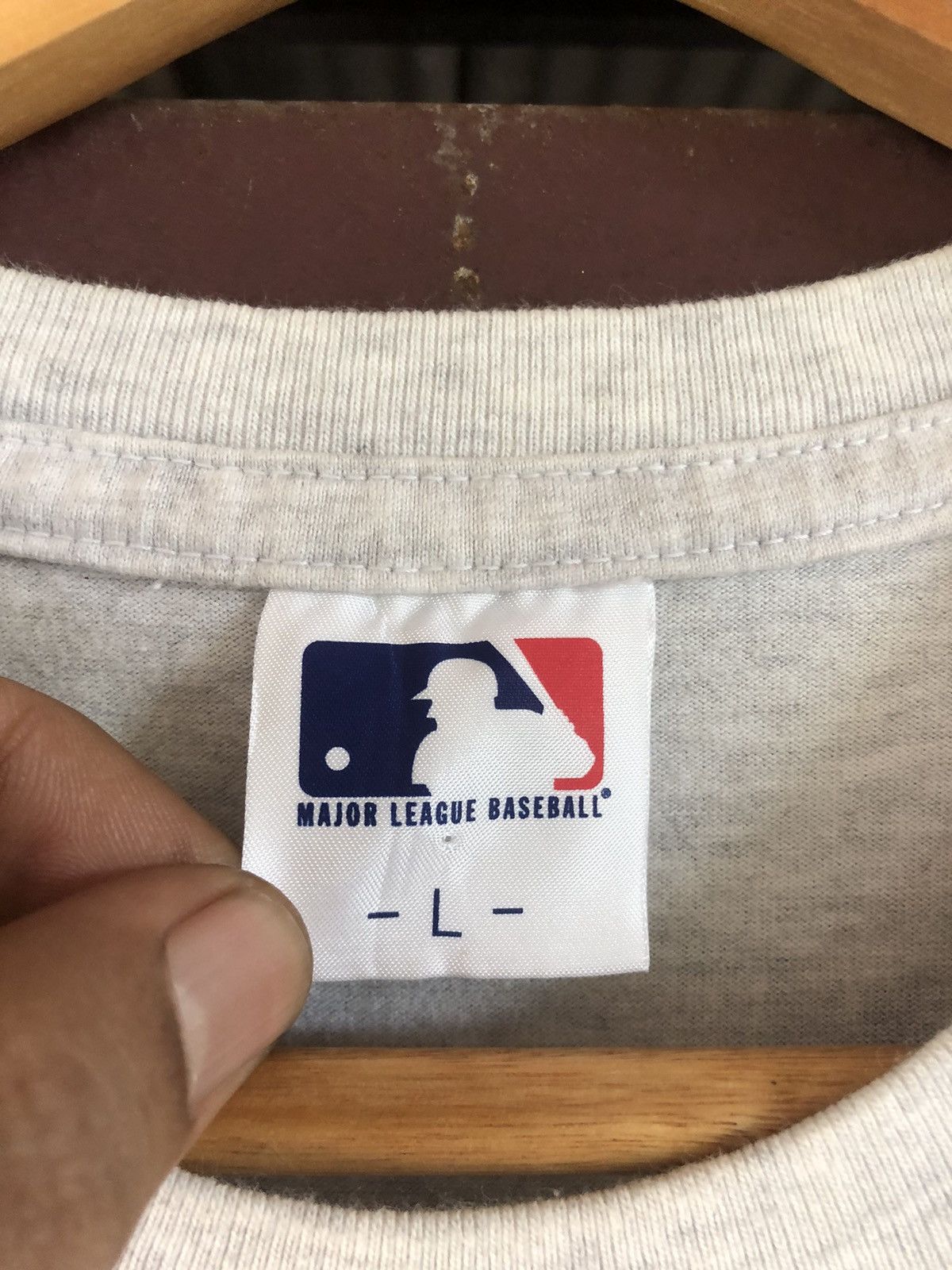 MLB 🔥Vintage Y2K🔥OVP American League MLB Teams Tshirt Size US L / EU 52-54 / 3 - 13 Thumbnail