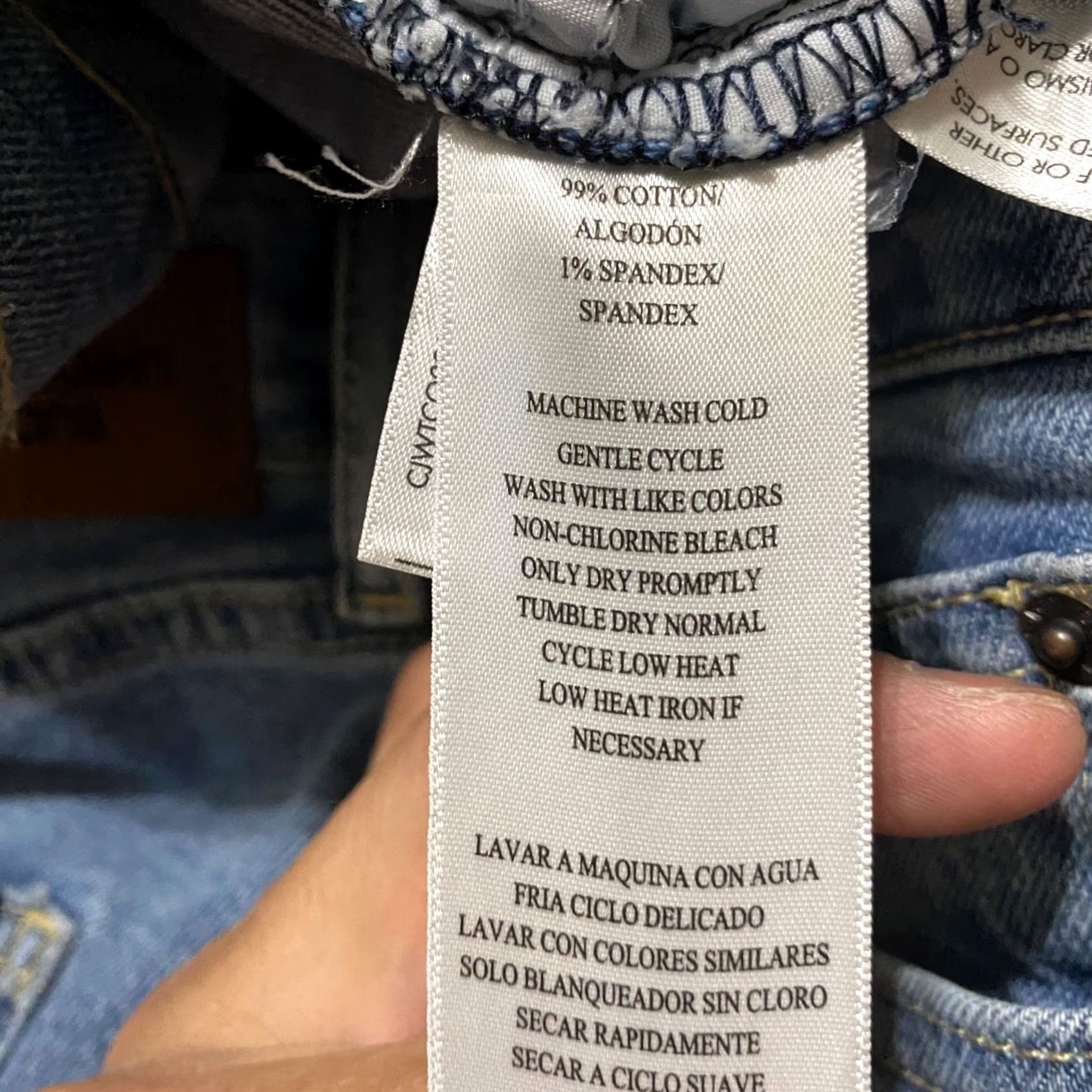 Calvin Klein Calvin Klein Jeans Blue Denim 14 Womens Straight 26in Inseam Medium Wash Regular Fit 5-Pocket Denim NWT Jeans Size 36" / US 14 / IT 50 - 4 Thumbnail