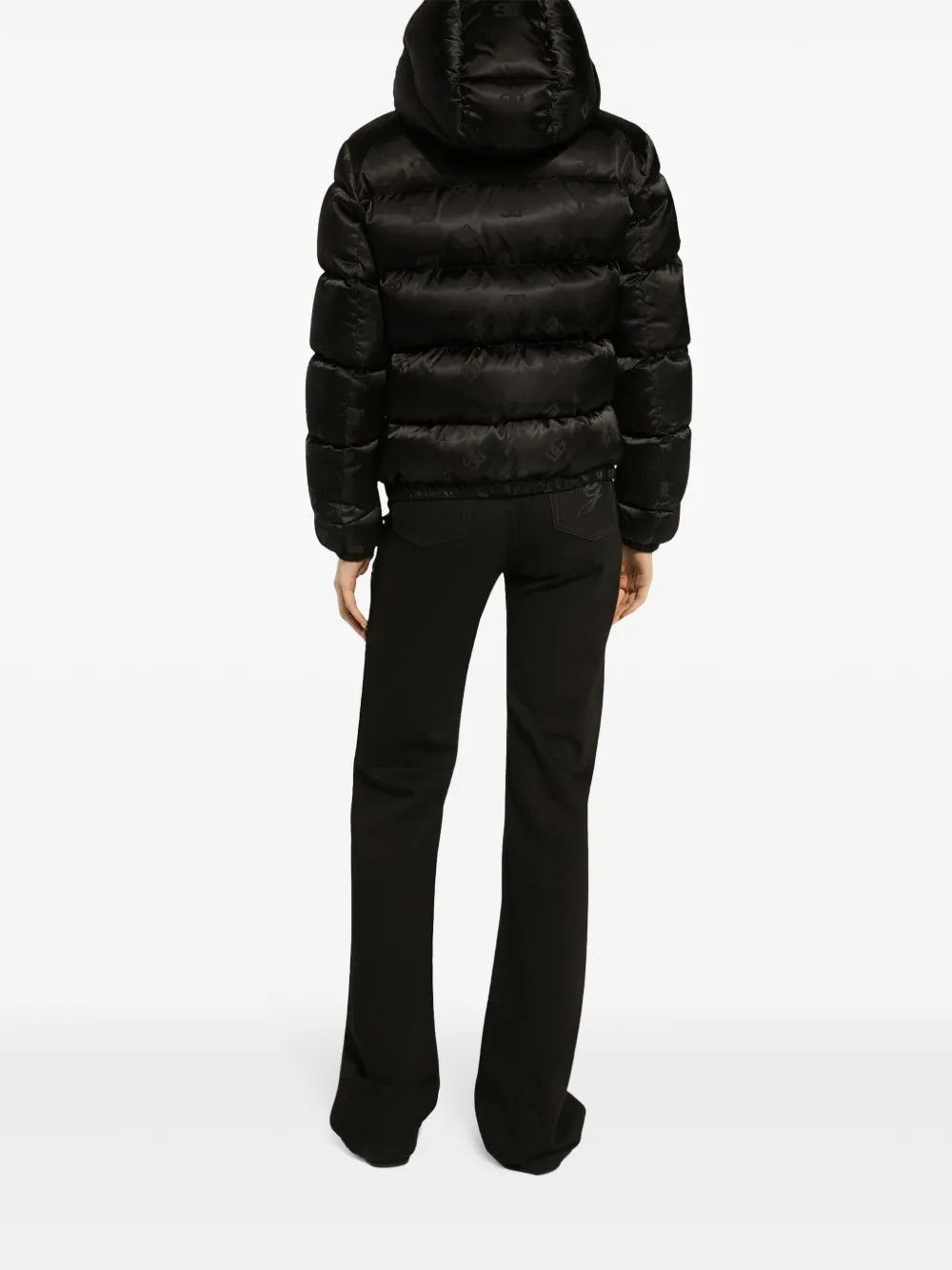 Dolce & Gabbana o1y0825 Turtleneck Shell Jacket in Black Size M / US 6-8 / IT 42-44 - 4 Thumbnail